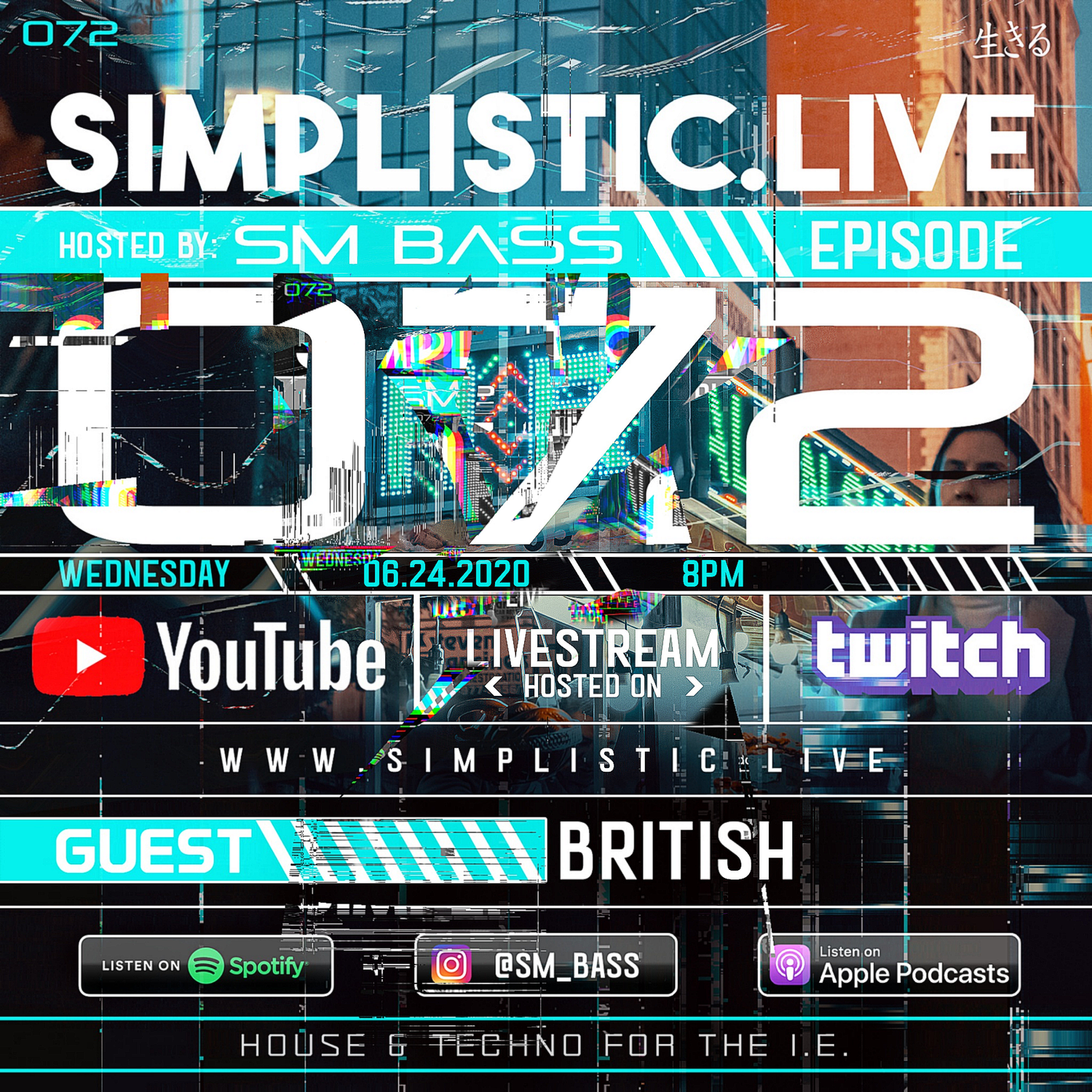 SIMPLISTIC LIVE: 072 | BRITISH episode artwork