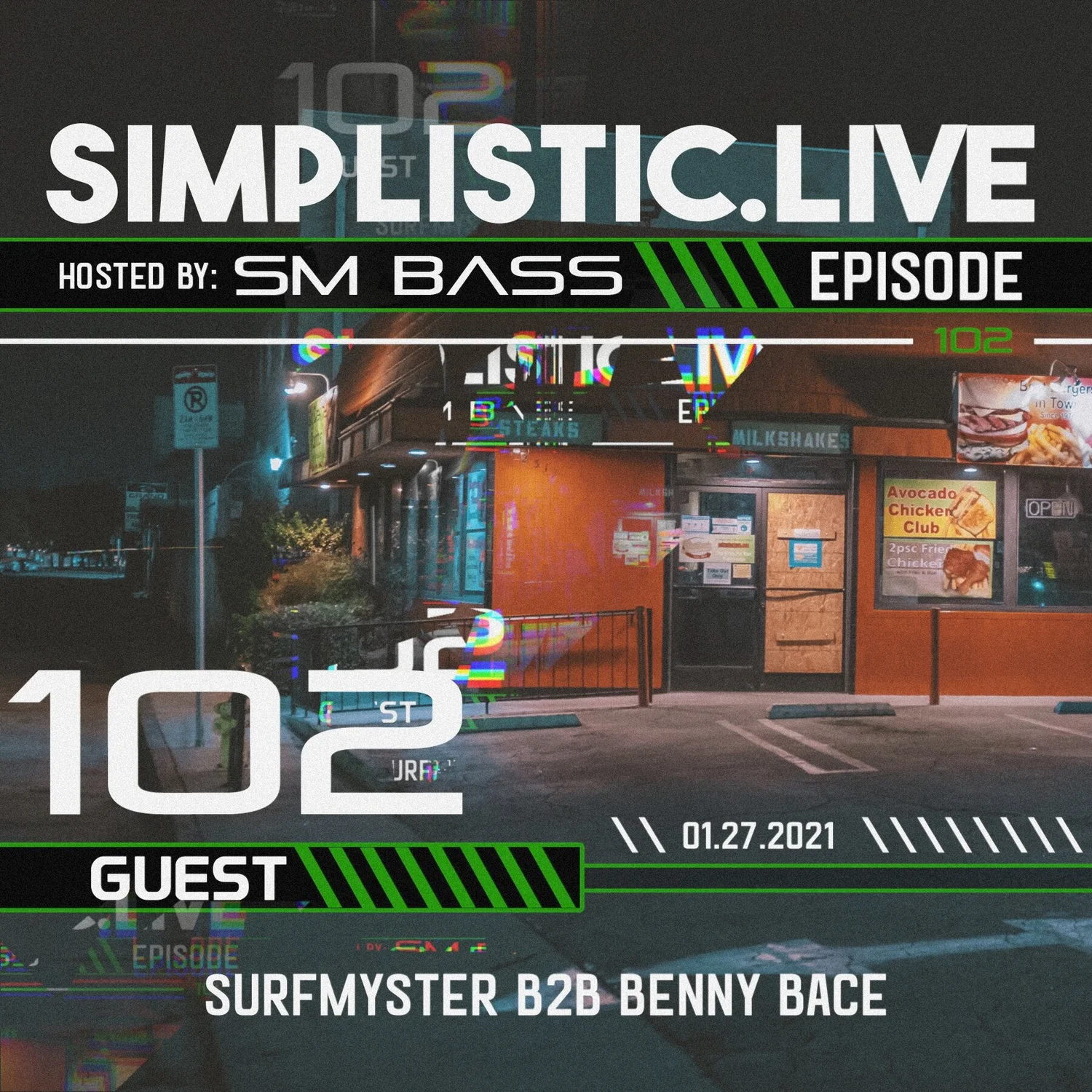 SIMPLISTIC LIVE: 102 | SURFMYSTER B2B BENNY BACE