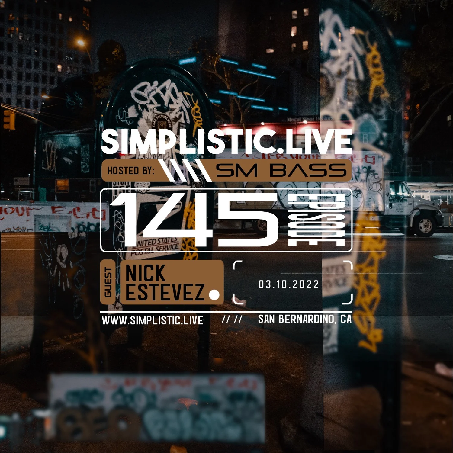SIMPLISTIC.LIVE: 145 | NICK ESTEVEZ episode artwork