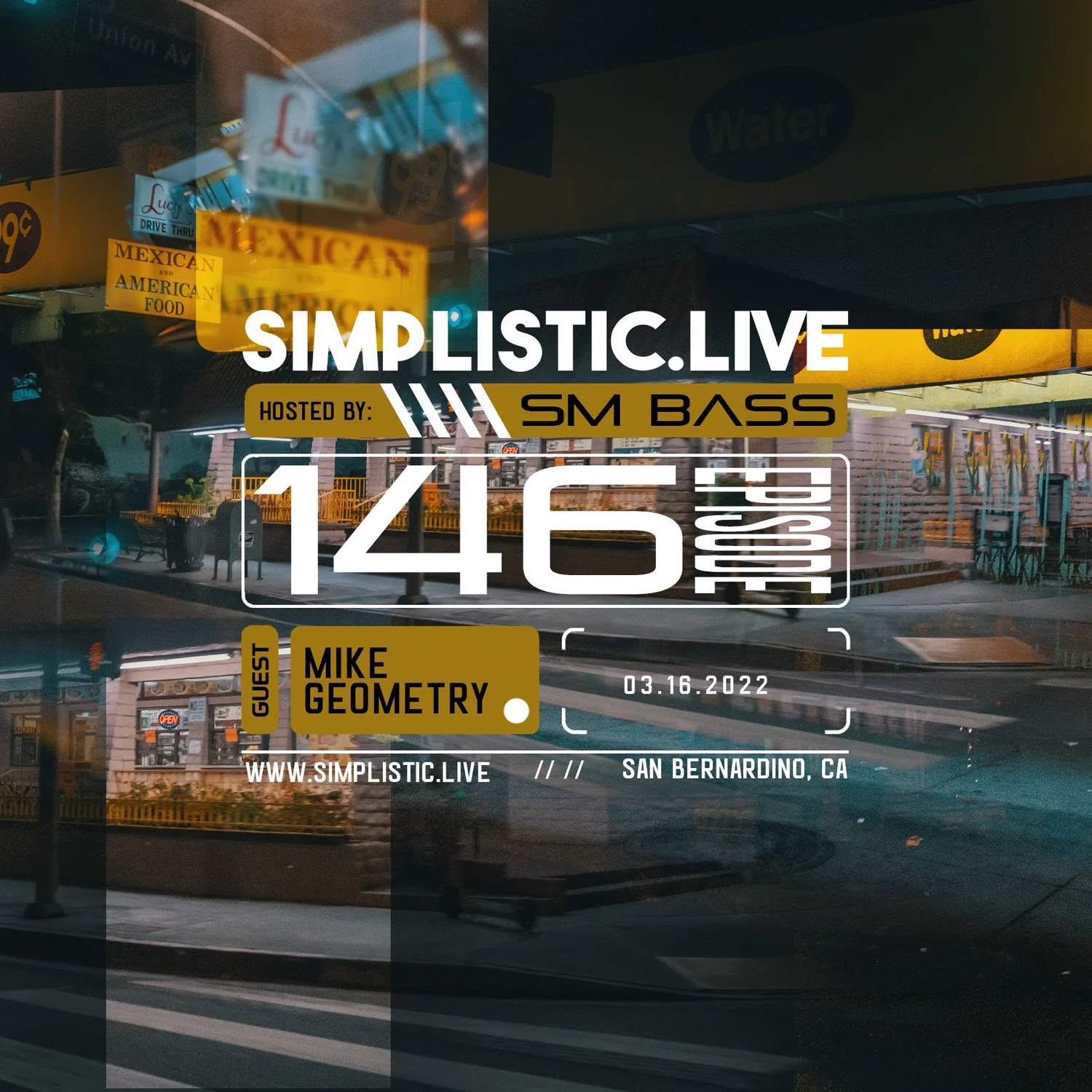 SIMPLISTIC.LIVE:146 | MIKE GEOMETRY episode artwork