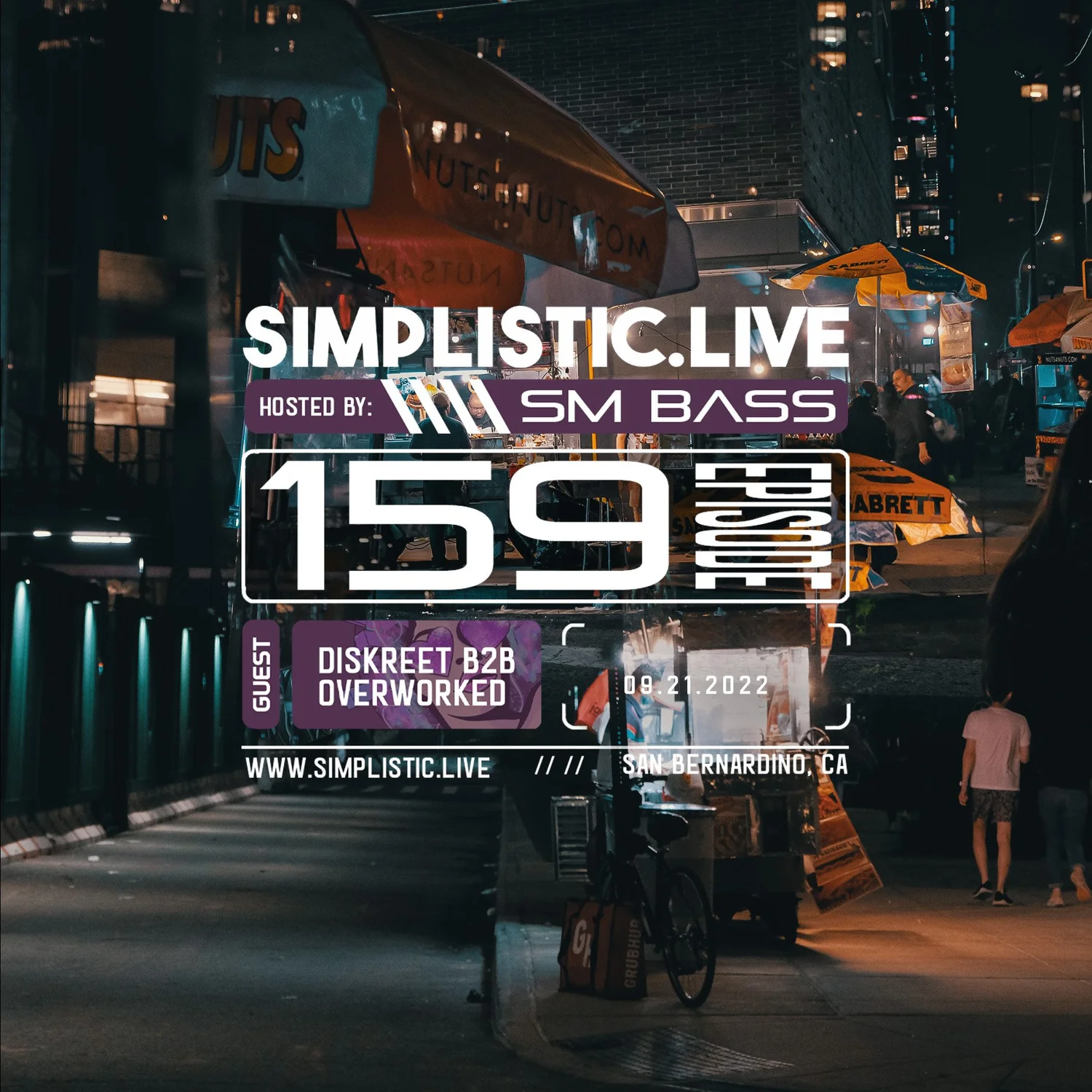SIMPLISTIC.LIVE: 159 | Diskreet B2B Overworked episode artwork