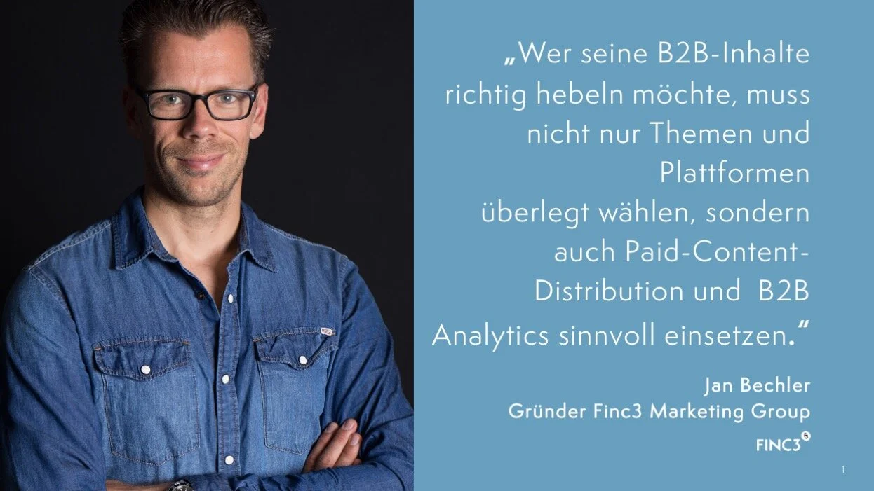 Sorgenkind B2B-Inhalte: Wie man mit den richtigen Hebeln den B2B-Content zum Fliegen bringt
