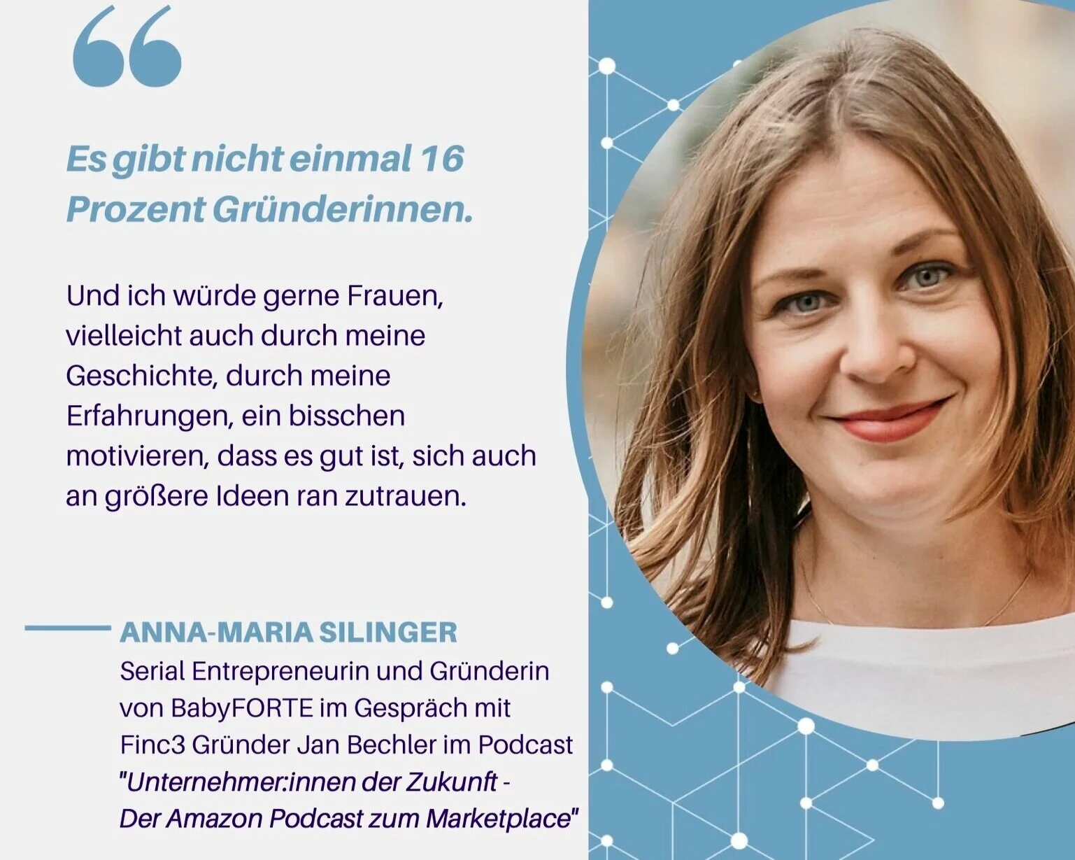 UDZ - Unternehmer:innen der Zukunft - Folge 2 mit Anna-Maria Silinger
