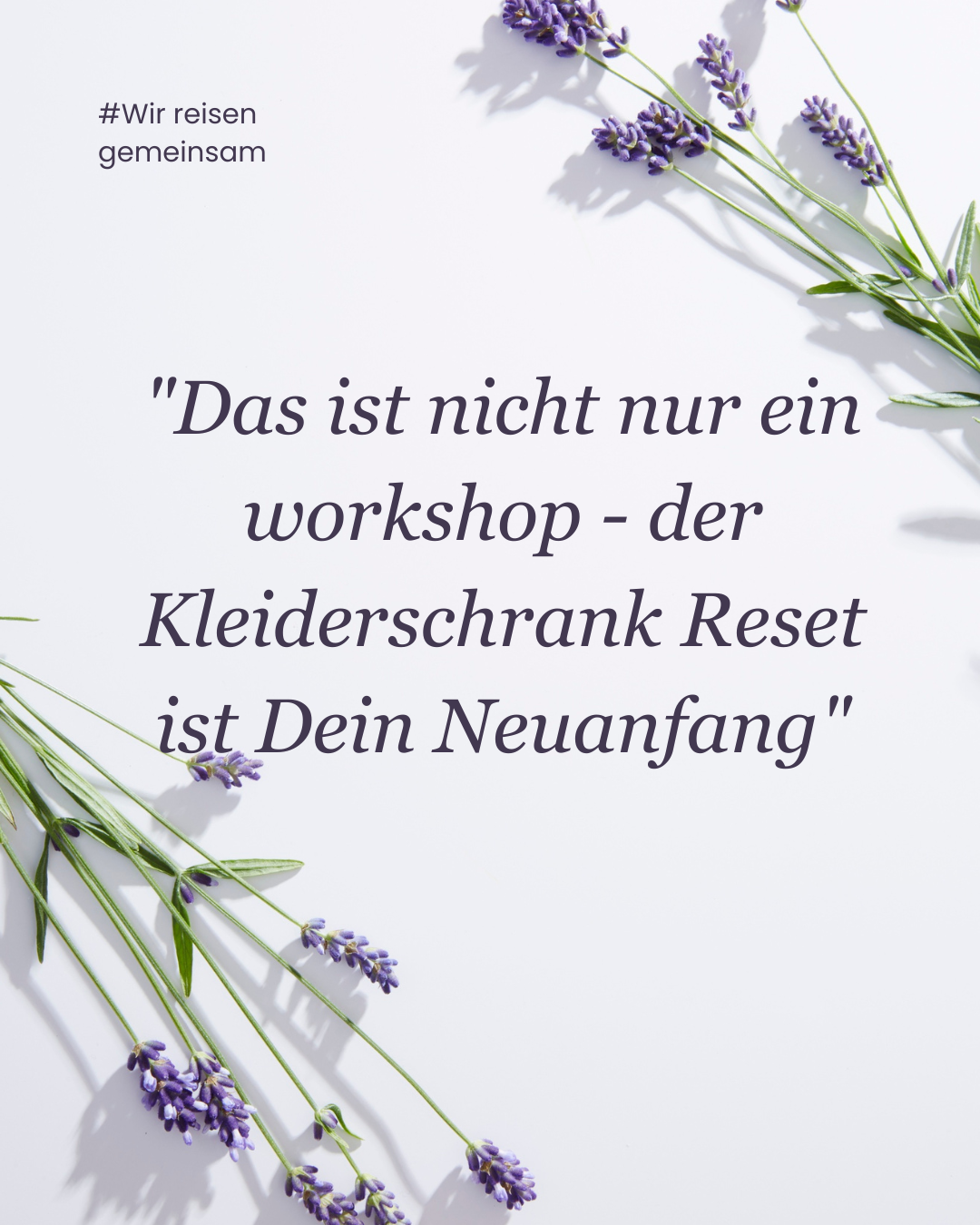 Klarheit im Kleiderschrank und im Kopf