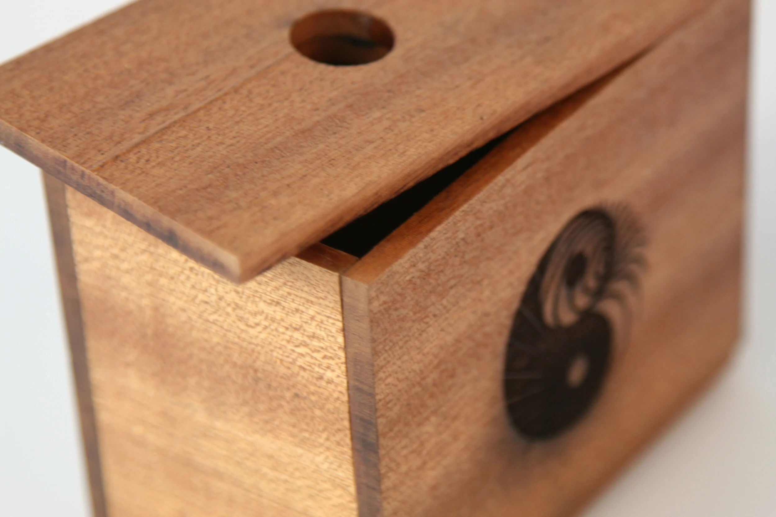 Yin-Yang Wooden Box