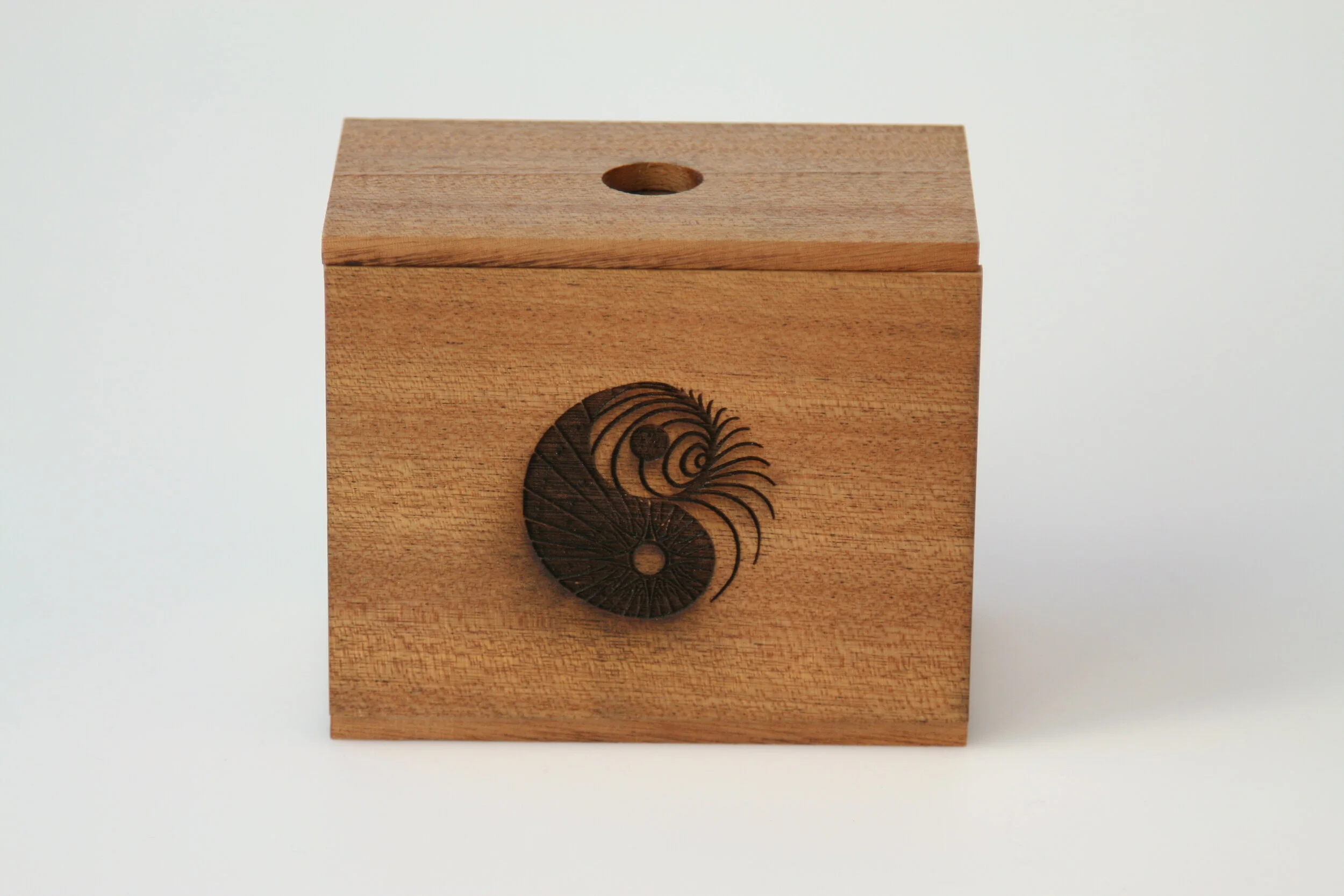 Yin-Yang Wooden Box