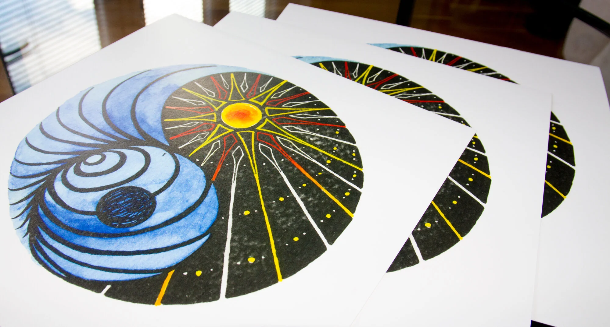 Yin-Yang Art Print
