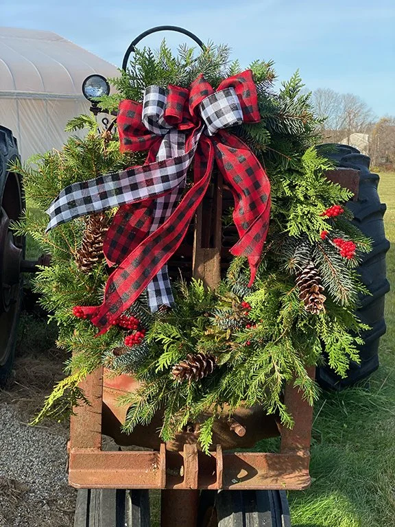 SOLD OUT-#1-On Farm Wreath Workshop-FRIDAY November 28th-FRIDAY NIGHT! 6PM-8PM