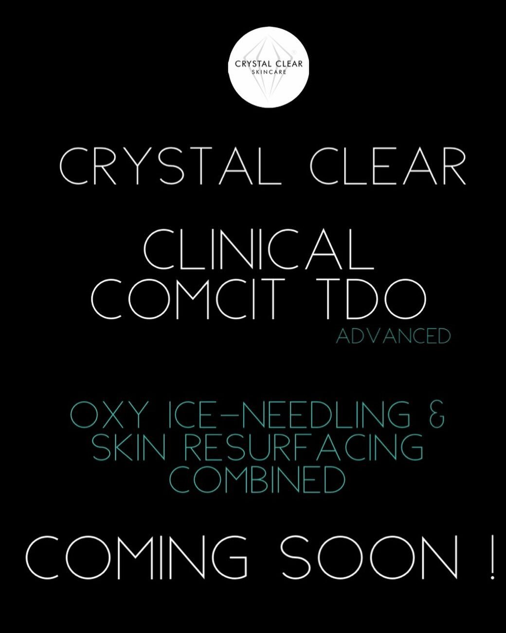 ✨COMING SOON..! Our two favourite treatments combined into one ☝️ Keep your eyes peeled for our APRIL OFFER&hellip;✨ #crystalclearskincare #crystalclearcomcit #crystalclearresurfaceandheal #crystalclearclinicalcomcittdo