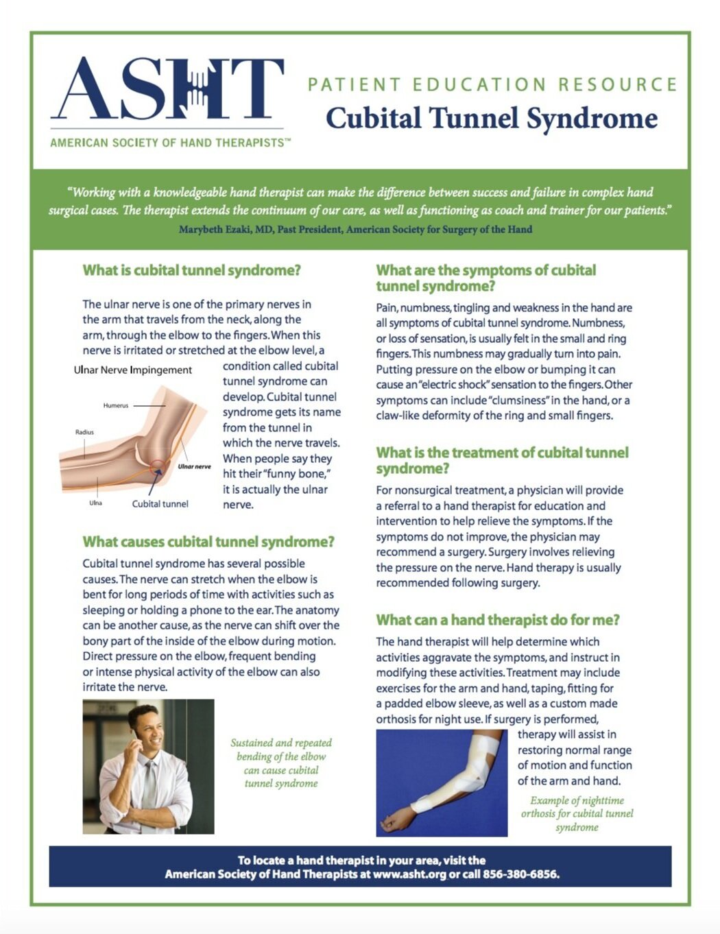 Cubital Tunnel Syndrome — Ability Hand to Shoulder Rehabilitation