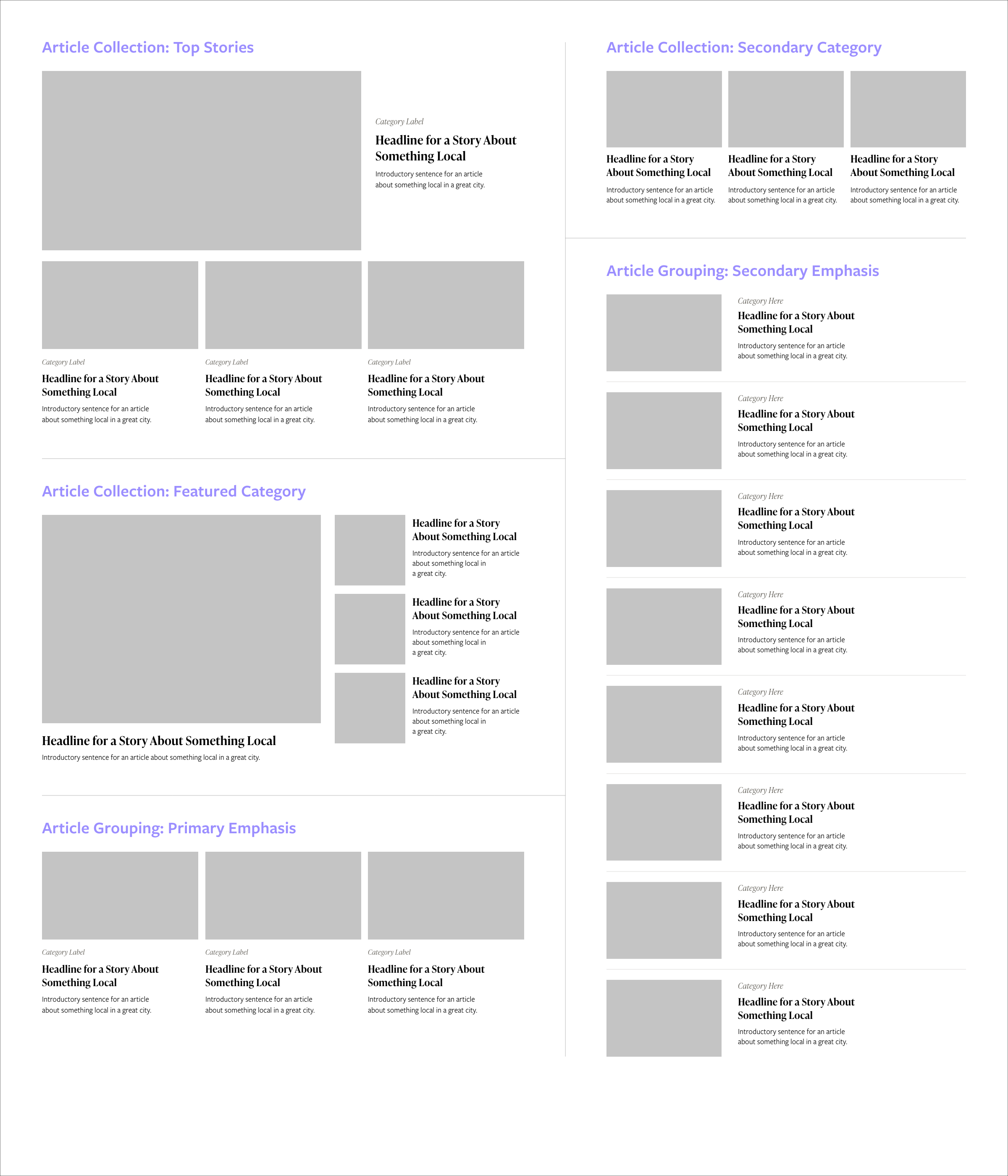   Visual design styling applied to core design system blocks  