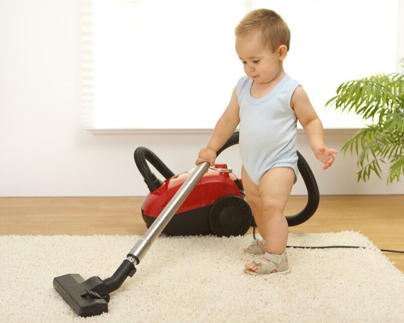 Wash carpets with with and dry vacuum cleaner