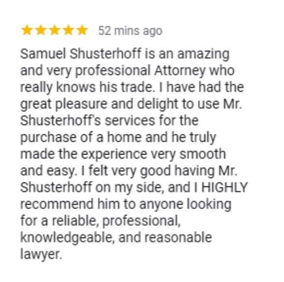 It was a pleasure working with you Carlos! Personal Injury Law - Real Estate Law - Corporate/Startup Law - Estate Planning Law. Call us today at 914-303-6321 or Visit Us at LawNearMe.com - The Shusterhoff Law Firm, P.C. #NewYork #lawyer #law #lawfirm