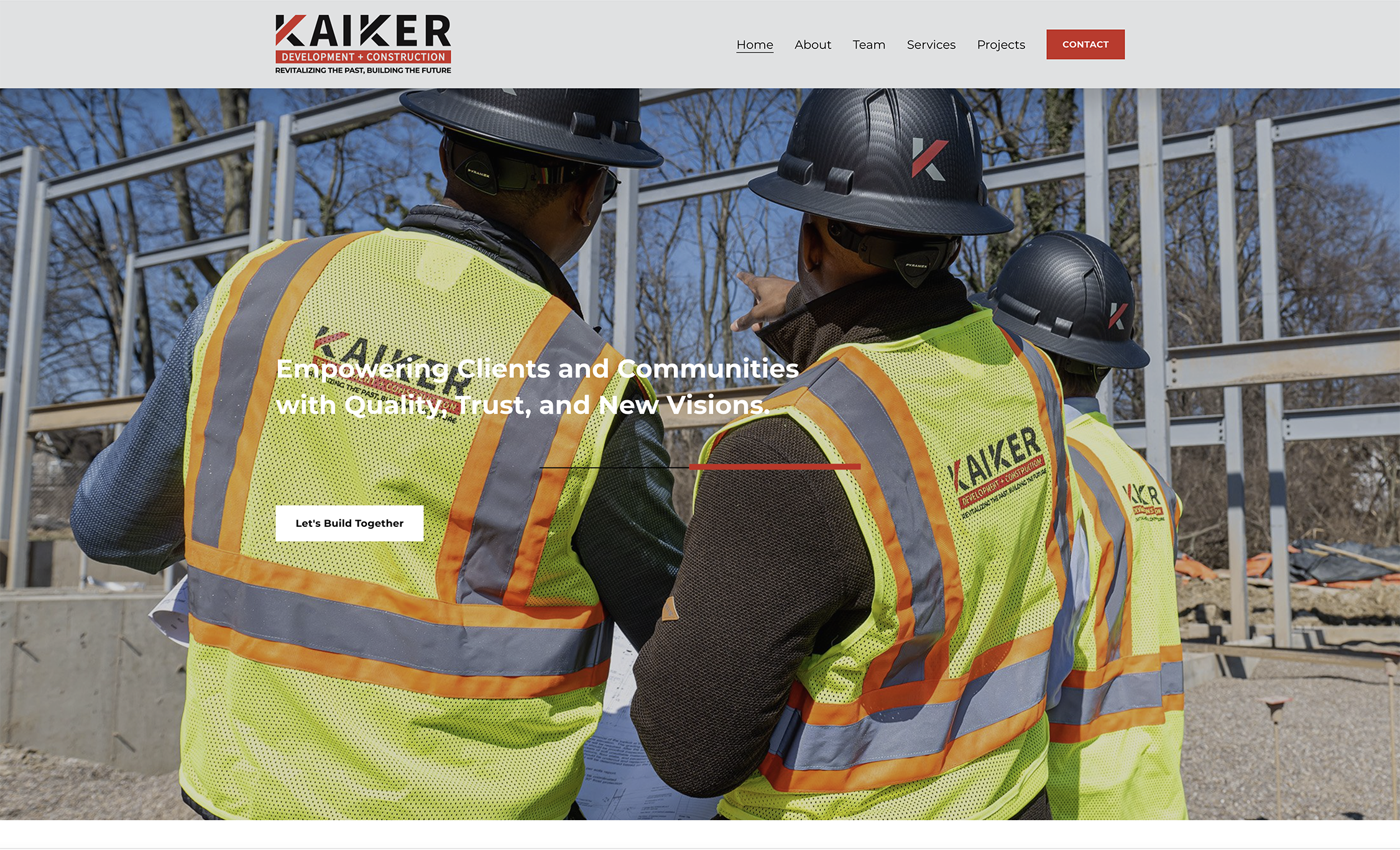 kaiker development homepage.png