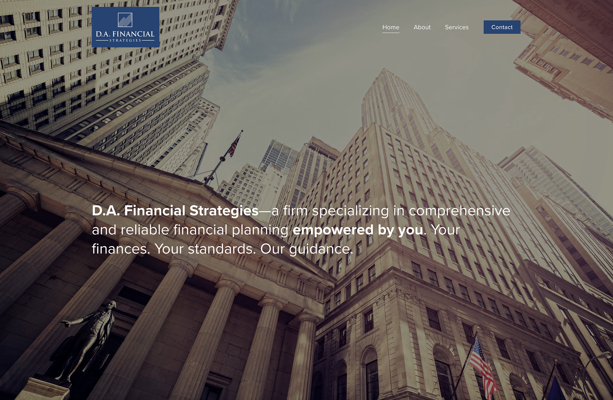 dafinancial website homepage.png