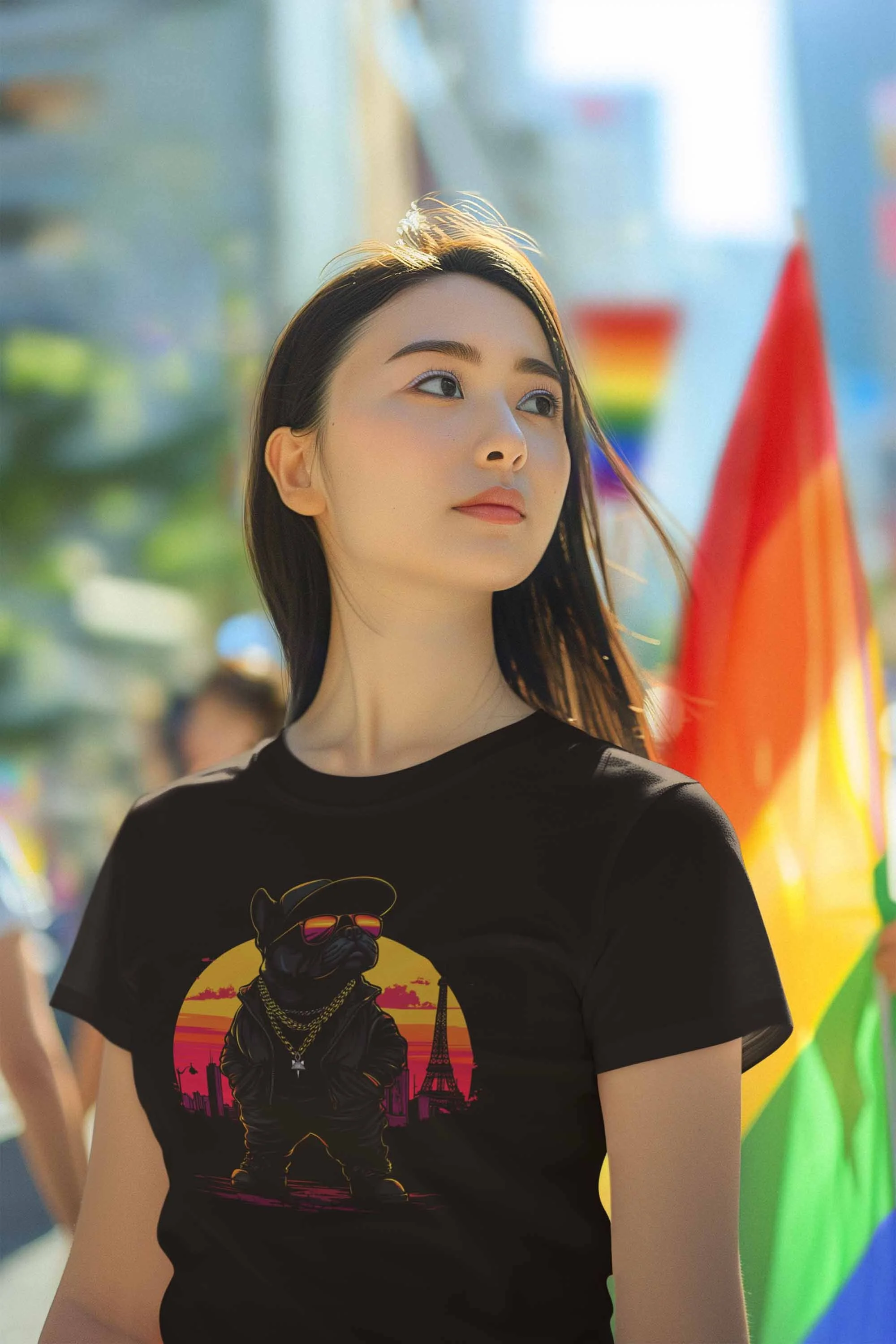 Paris Bulldog T-Shirt