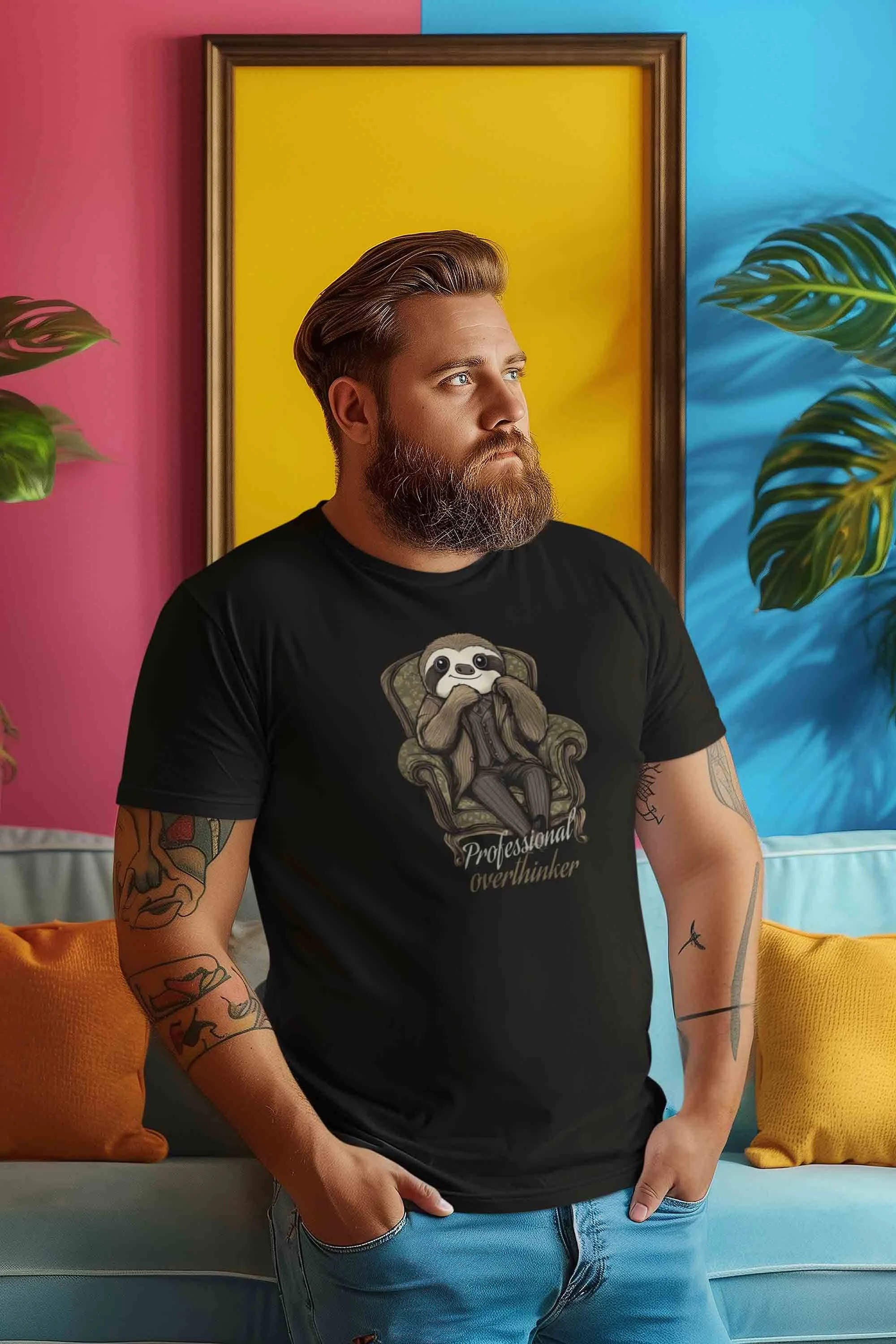 Overthinker Sloth T-Shirt