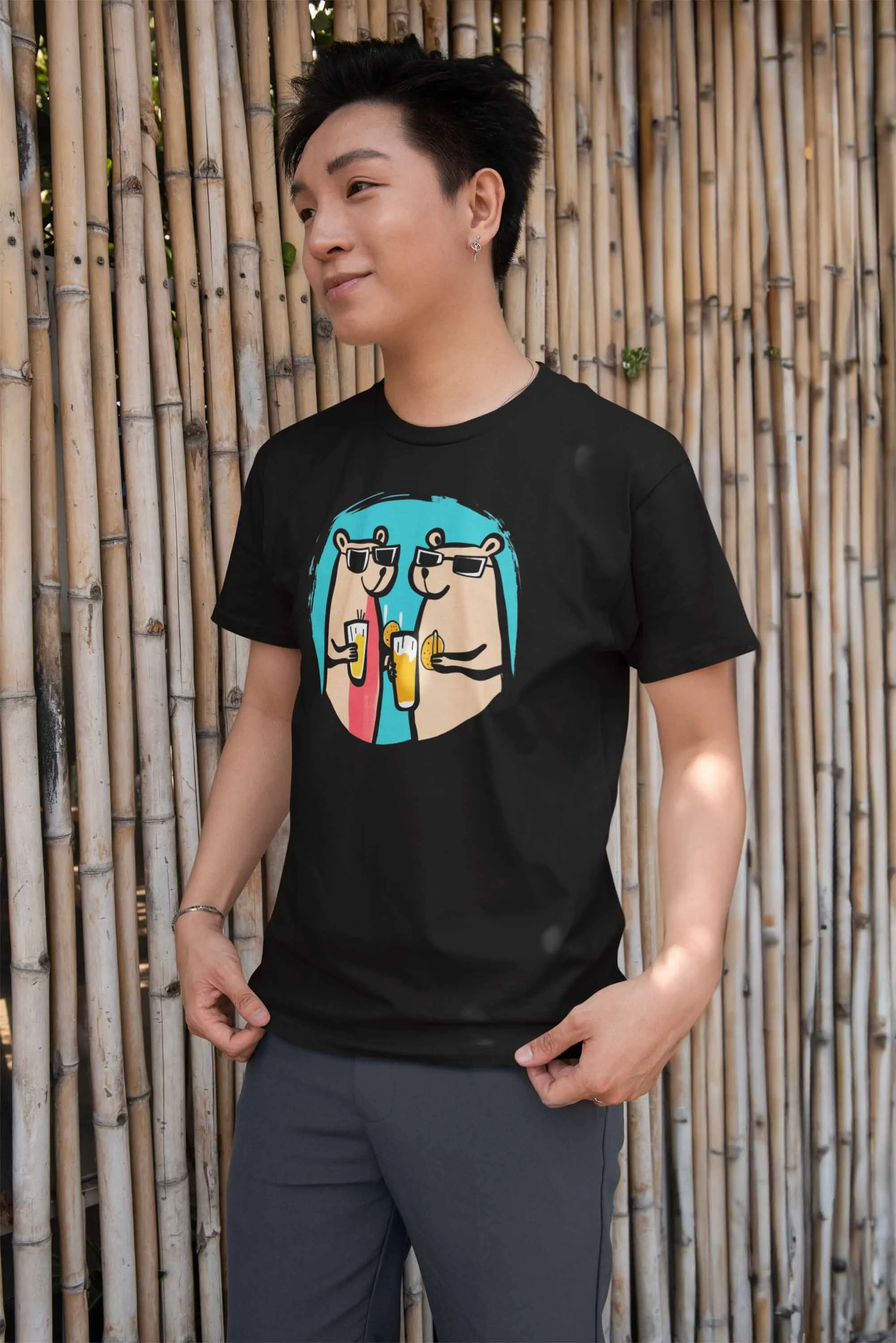 Cocktail Capybaras T-Shirt