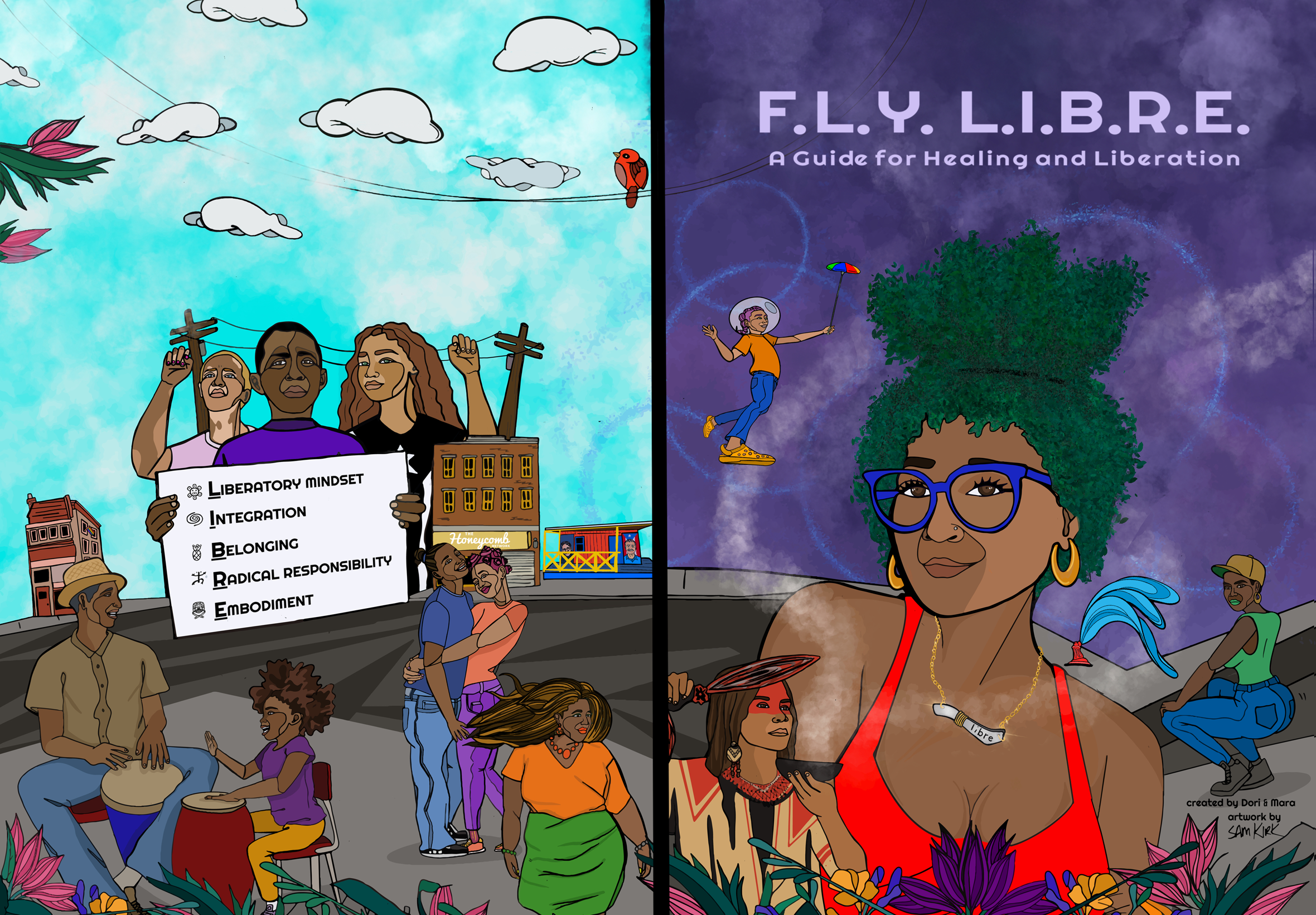 F.L.Y. L.I.B.R.E. a guide for healing and liberation (direct from author)