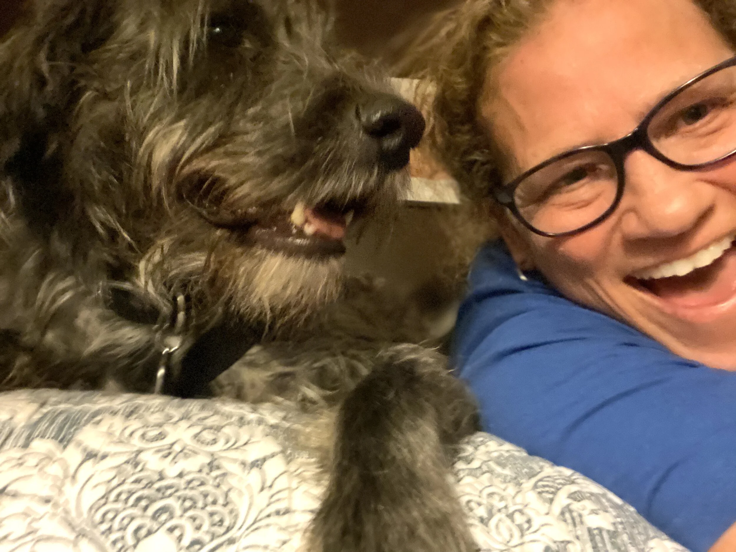 He makes me laugh every day.