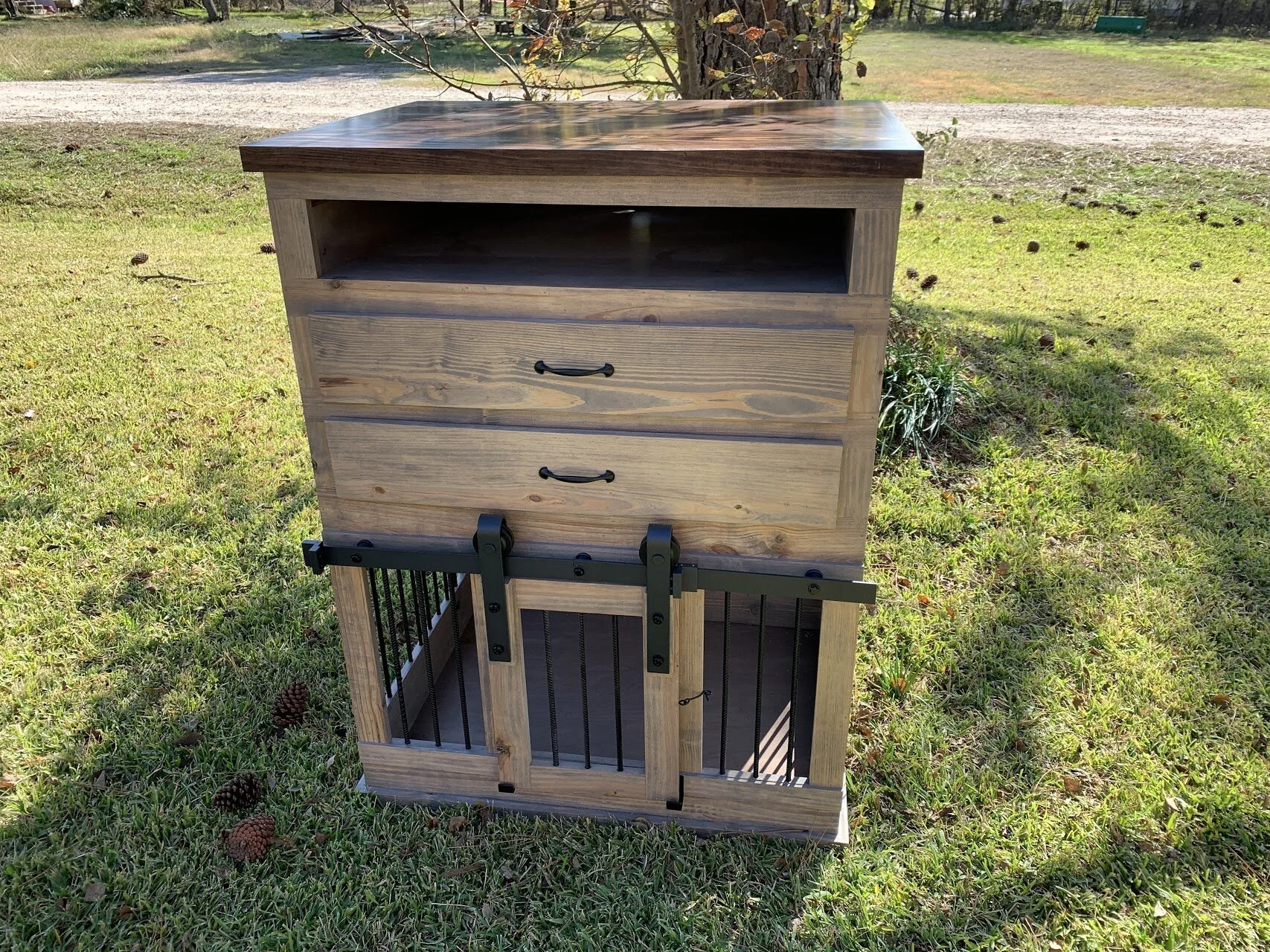 Bonnie's Three Custom Dog Kennel Desks — Texas Custom Kennels