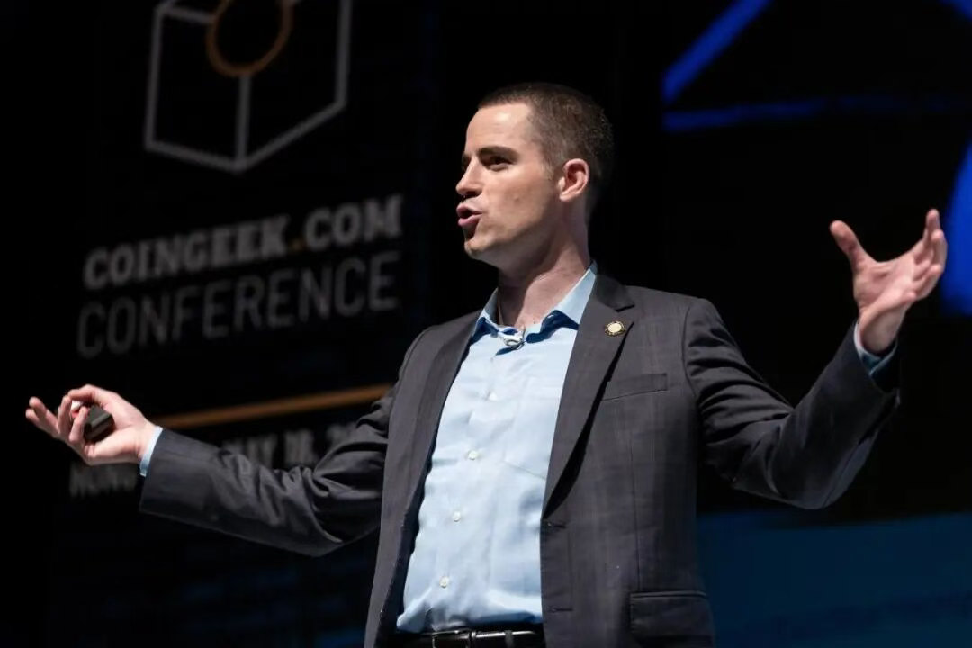 man giving a presentation