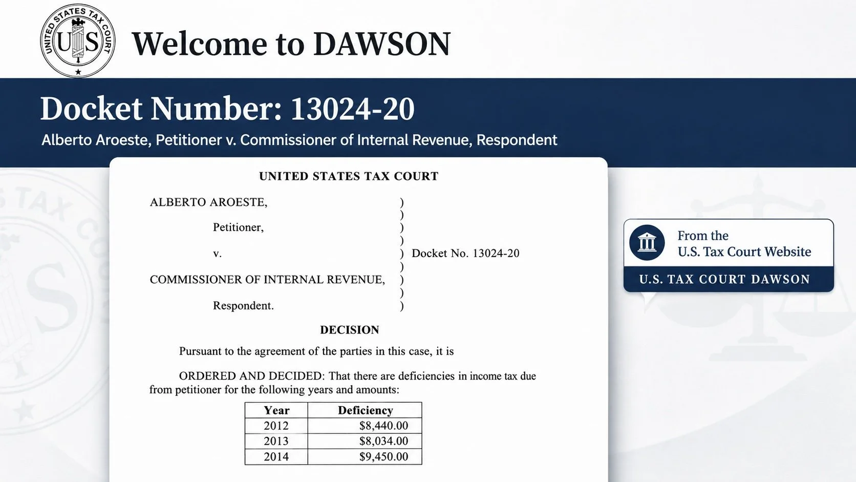 us tax court decision