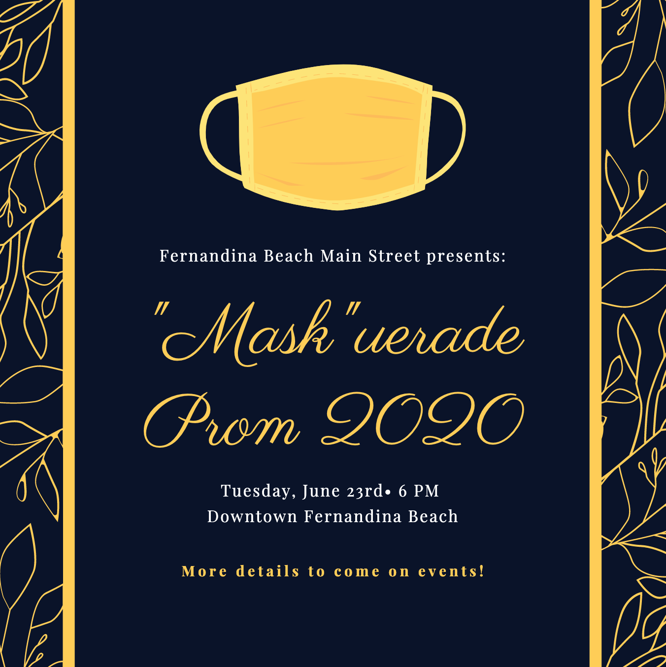 "Mask"uerade Prom 2020