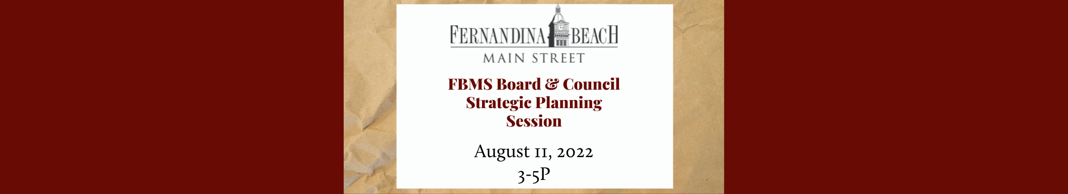FBMS Board &amp; Council Strategic Planning Session