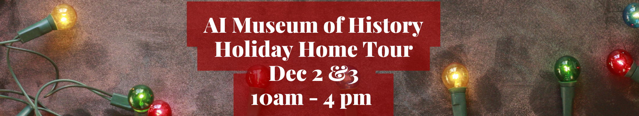 AI Museum of History Holiday Home Tour