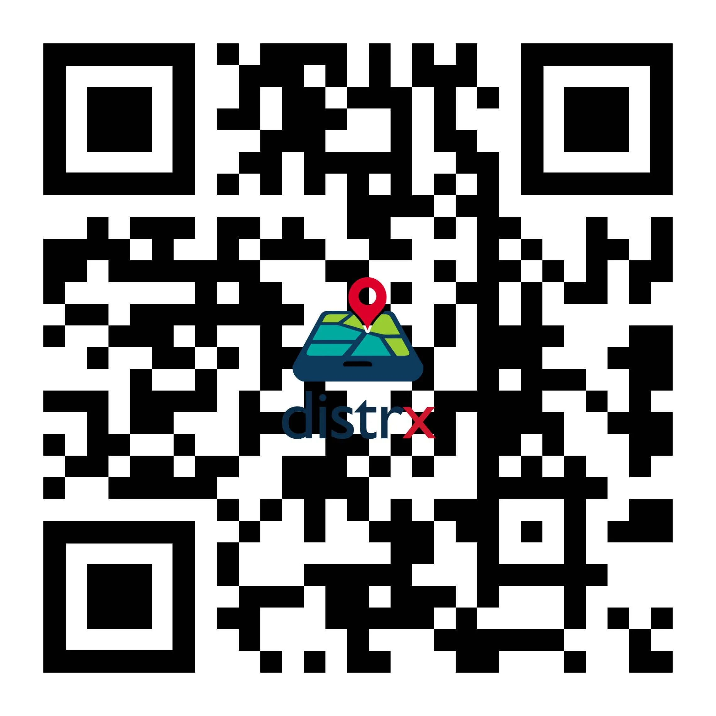 QR code to download distrx app