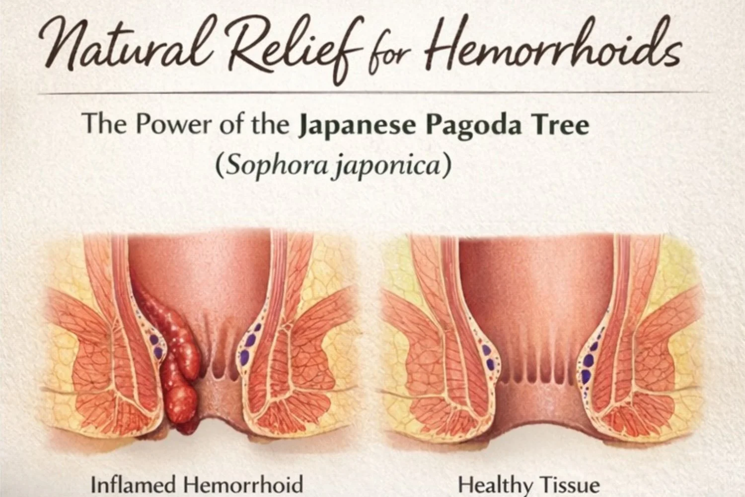 Hemorrhoids Herbal Relief from the Pagoda Tree 