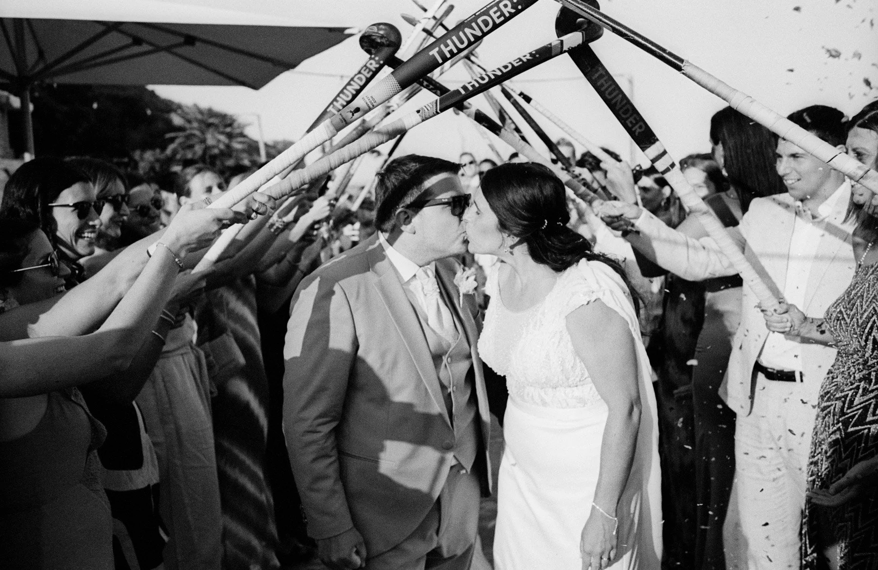 Boda analógica de Flor &amp; Pascal en Sitges