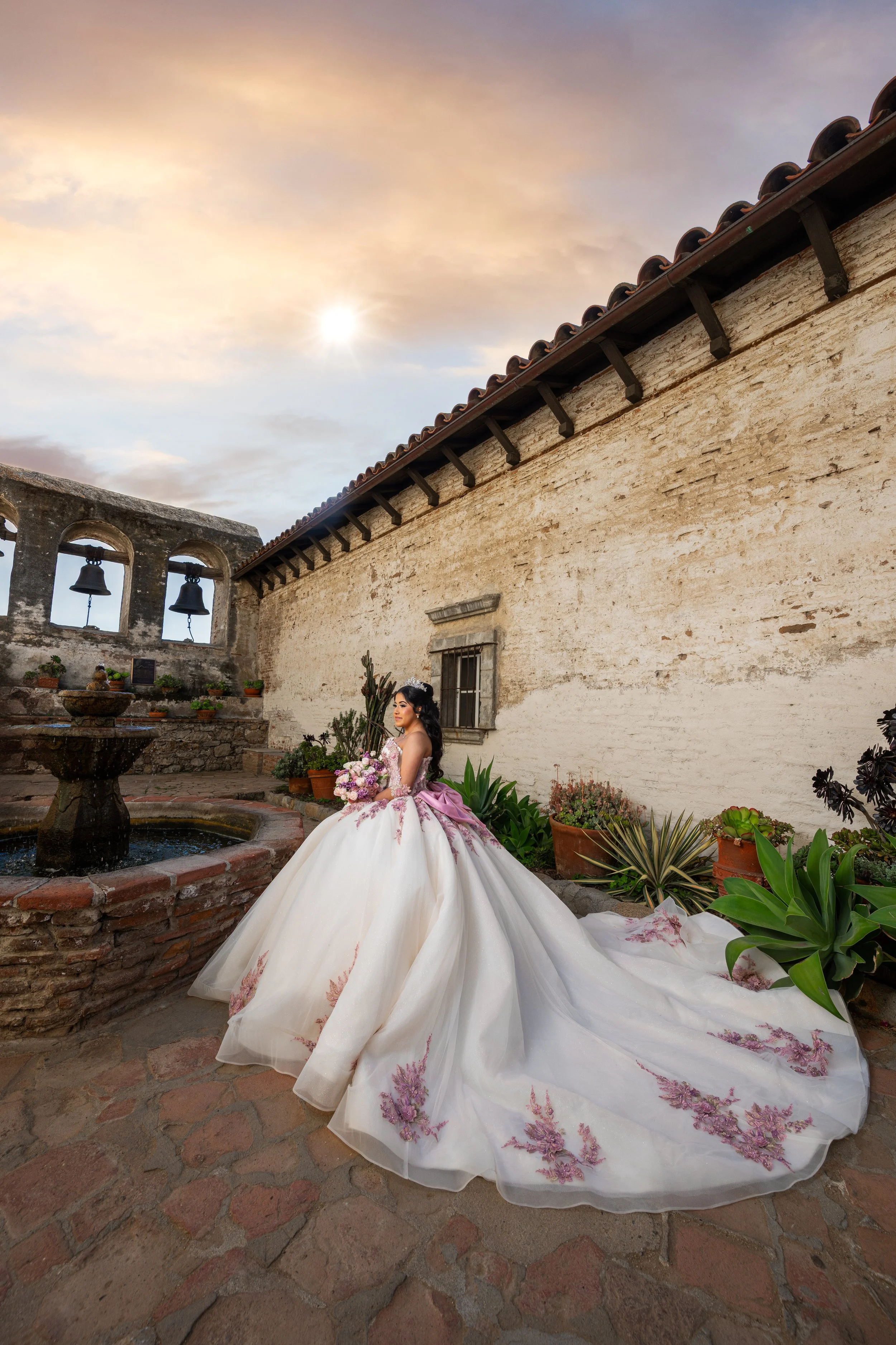 Citlaly Pre XV at Mision San Juan Capistrano