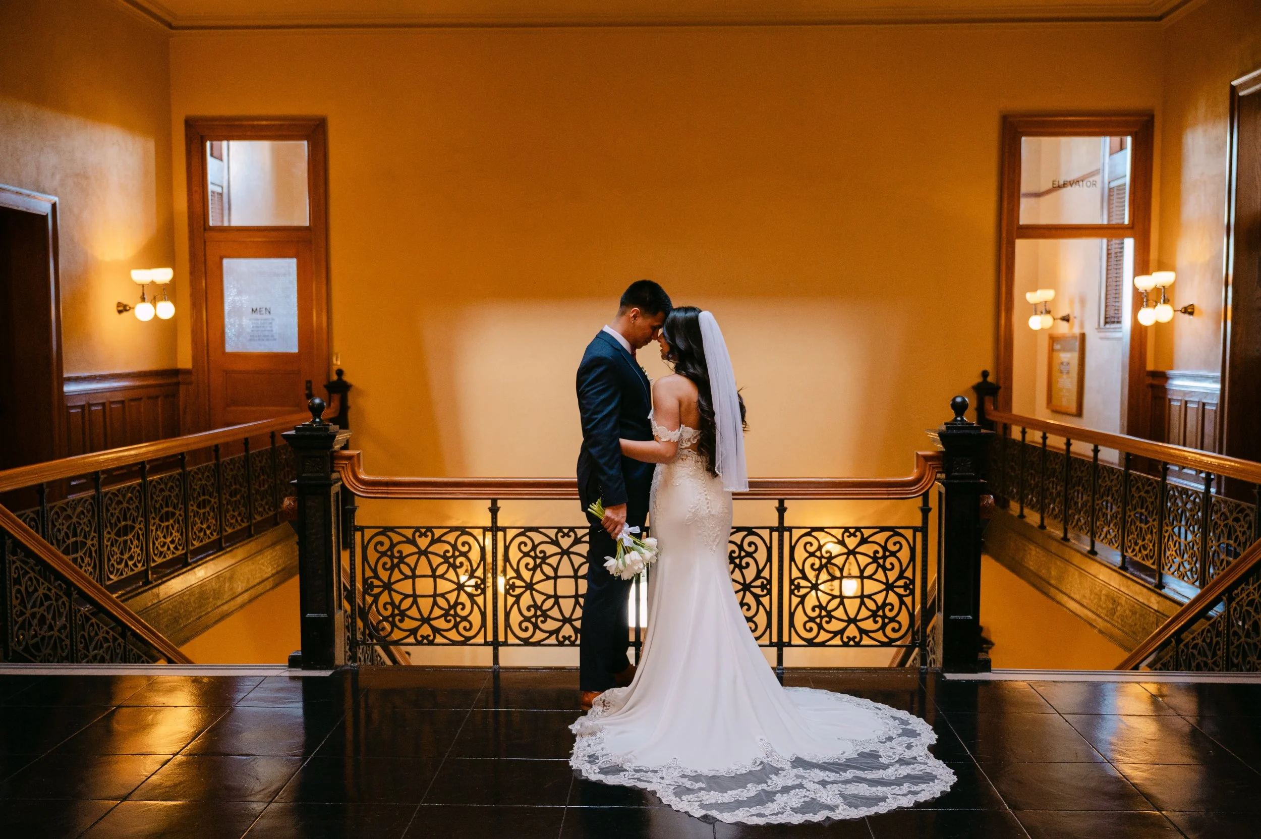 Reigna & Jonathan Wedding at Courthouse Santa Anna