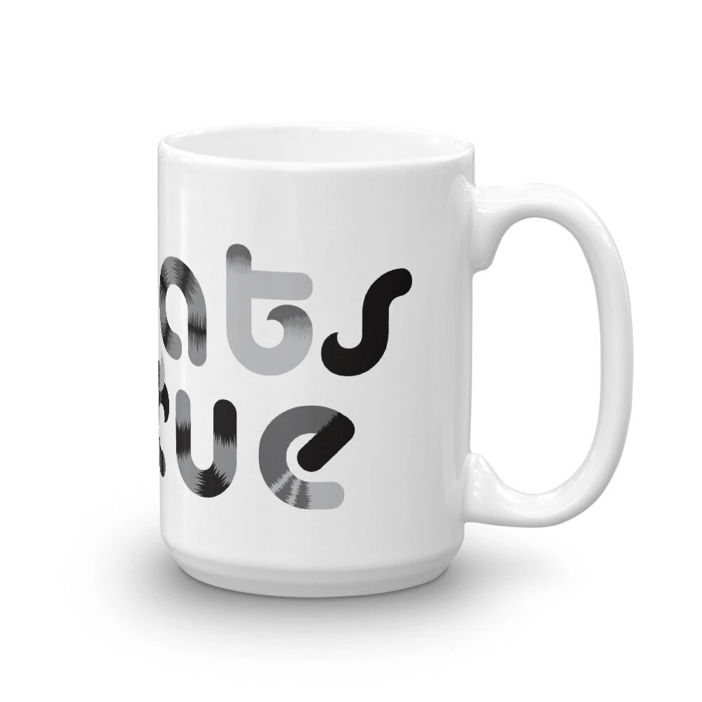 KitKats Rescue . Grayscale Logo Mug