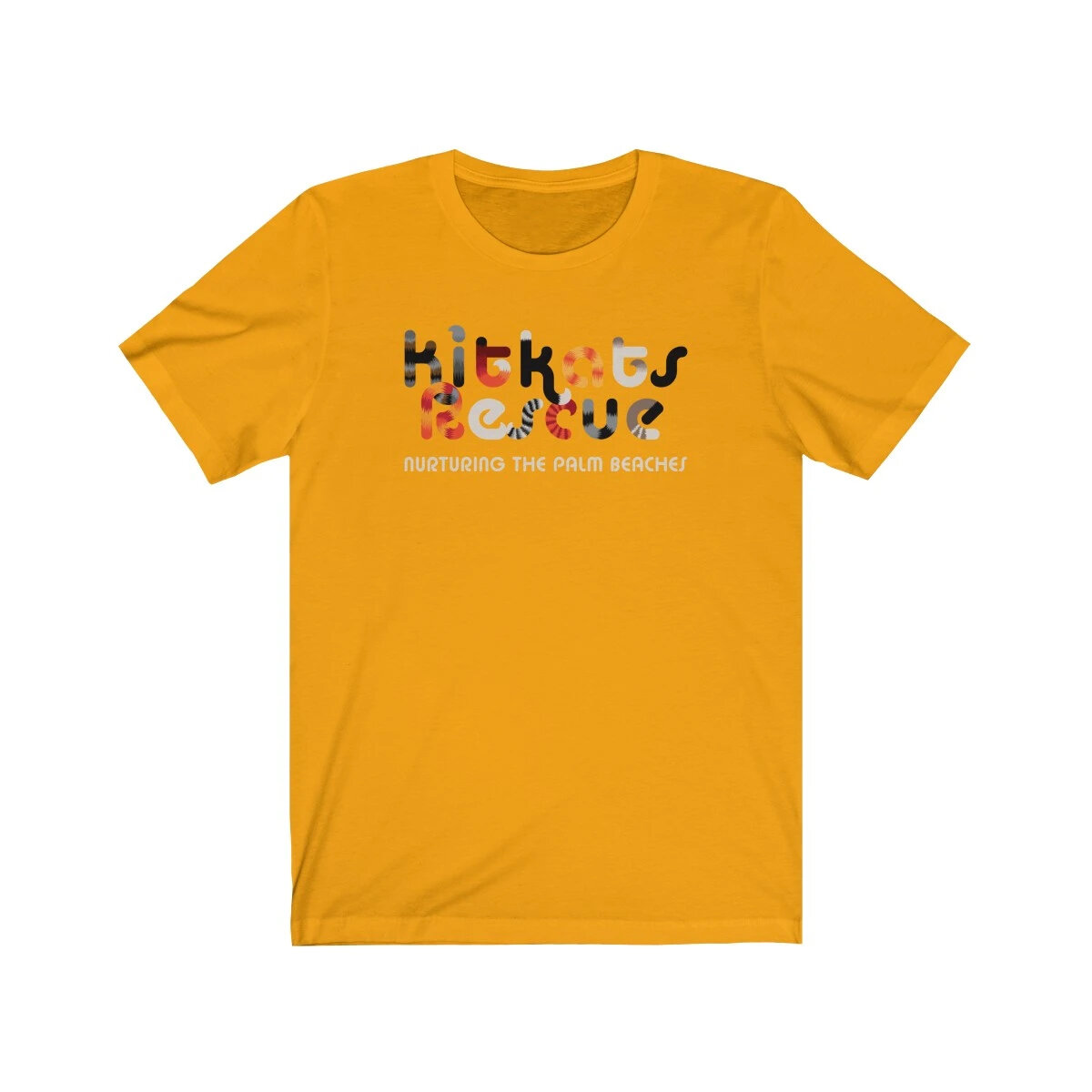 KitKats Rescue . Color Logo Unisex Cotton Tee