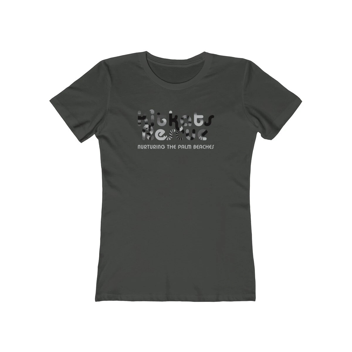 KitKats Rescue . Grayscale Logo Women's Cotton Tee