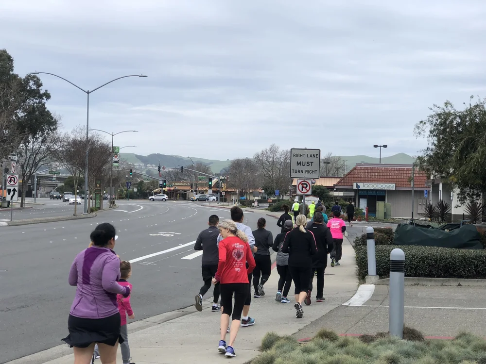 Coach Francisco running class, Dublin CA