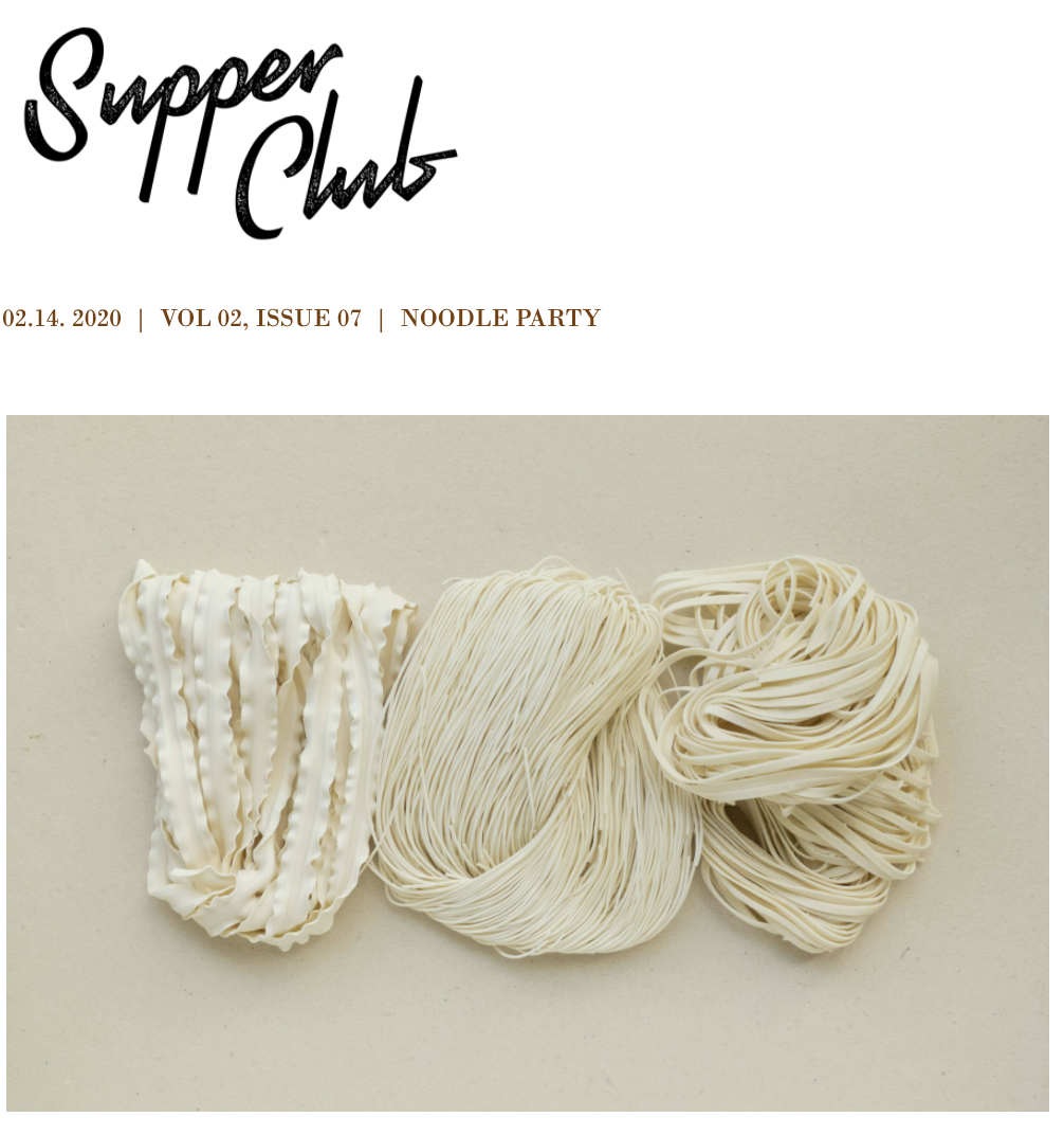 May 2020: Noodle Party