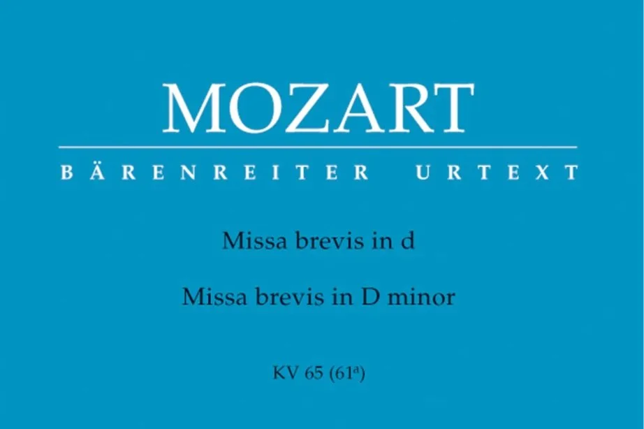 Alto Soloist in Mozart's Missa Brevis in D Minor