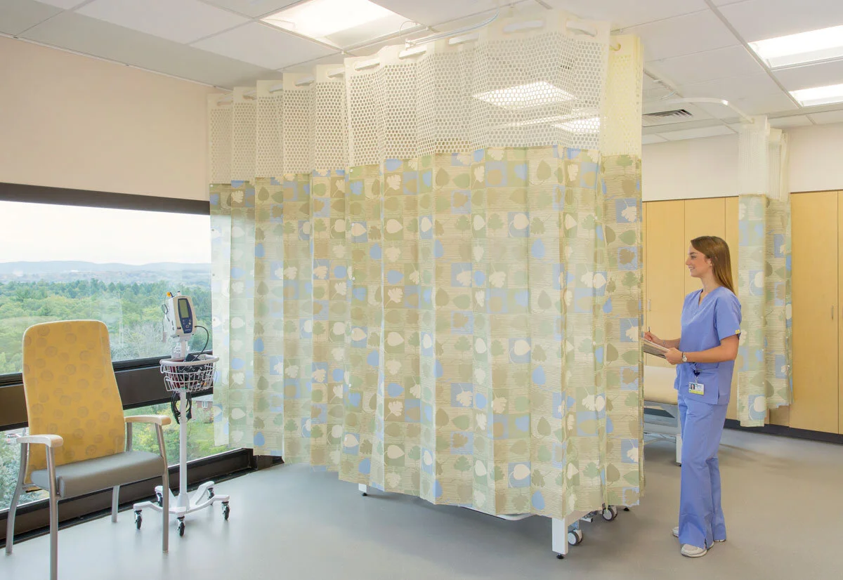 Disposable Recyclable Cubicle Curtains — On The Right Track
