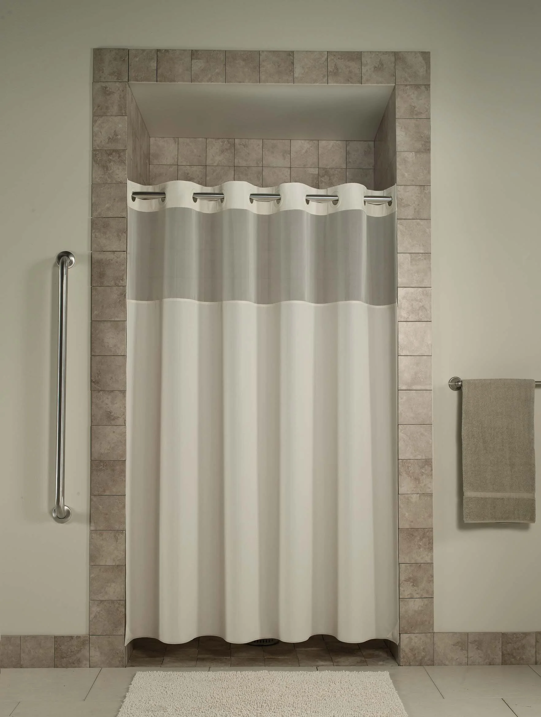 Hookless Shower Curtains for Healthcare — On The Right Track