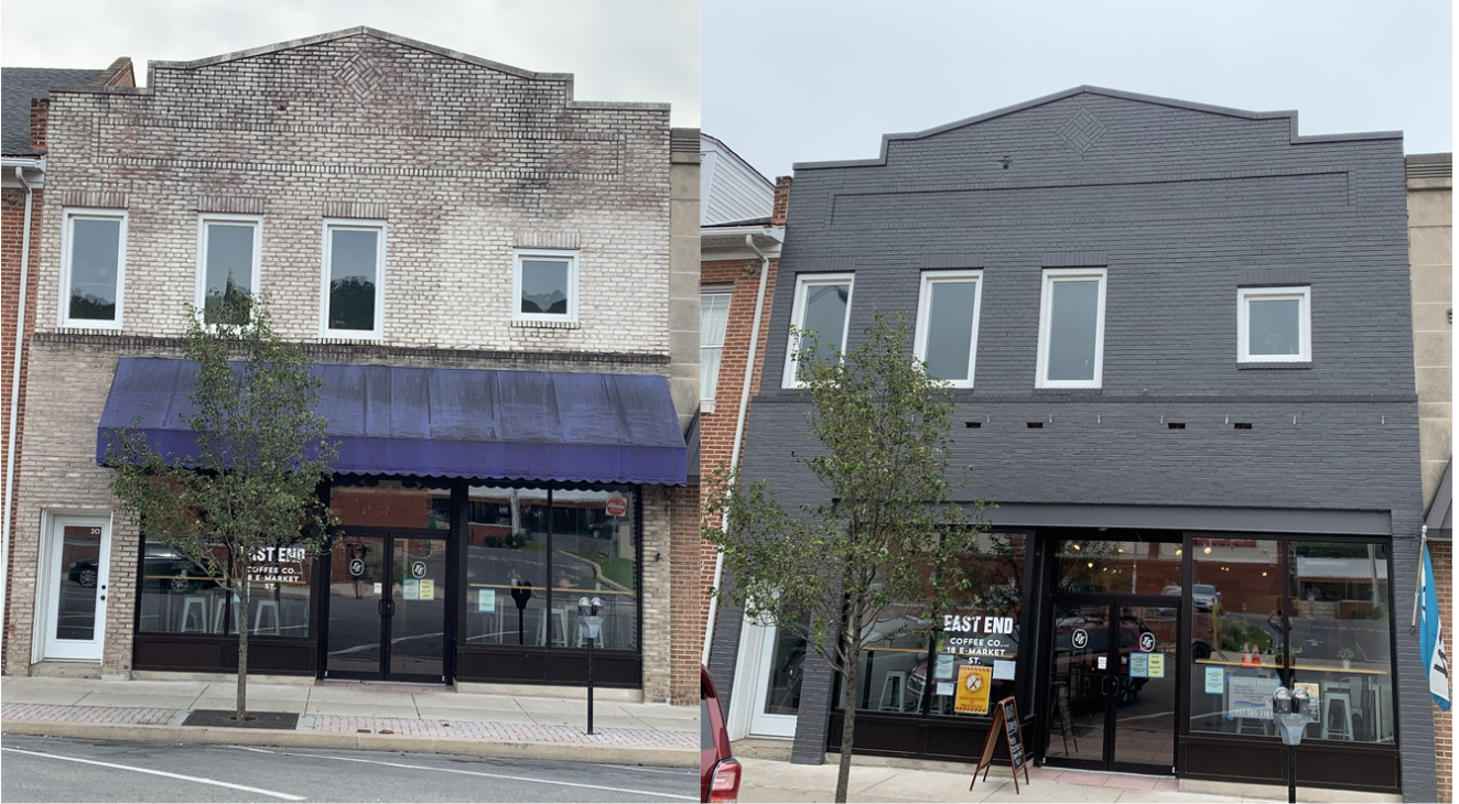 Revitalizing a downtown business with new paint