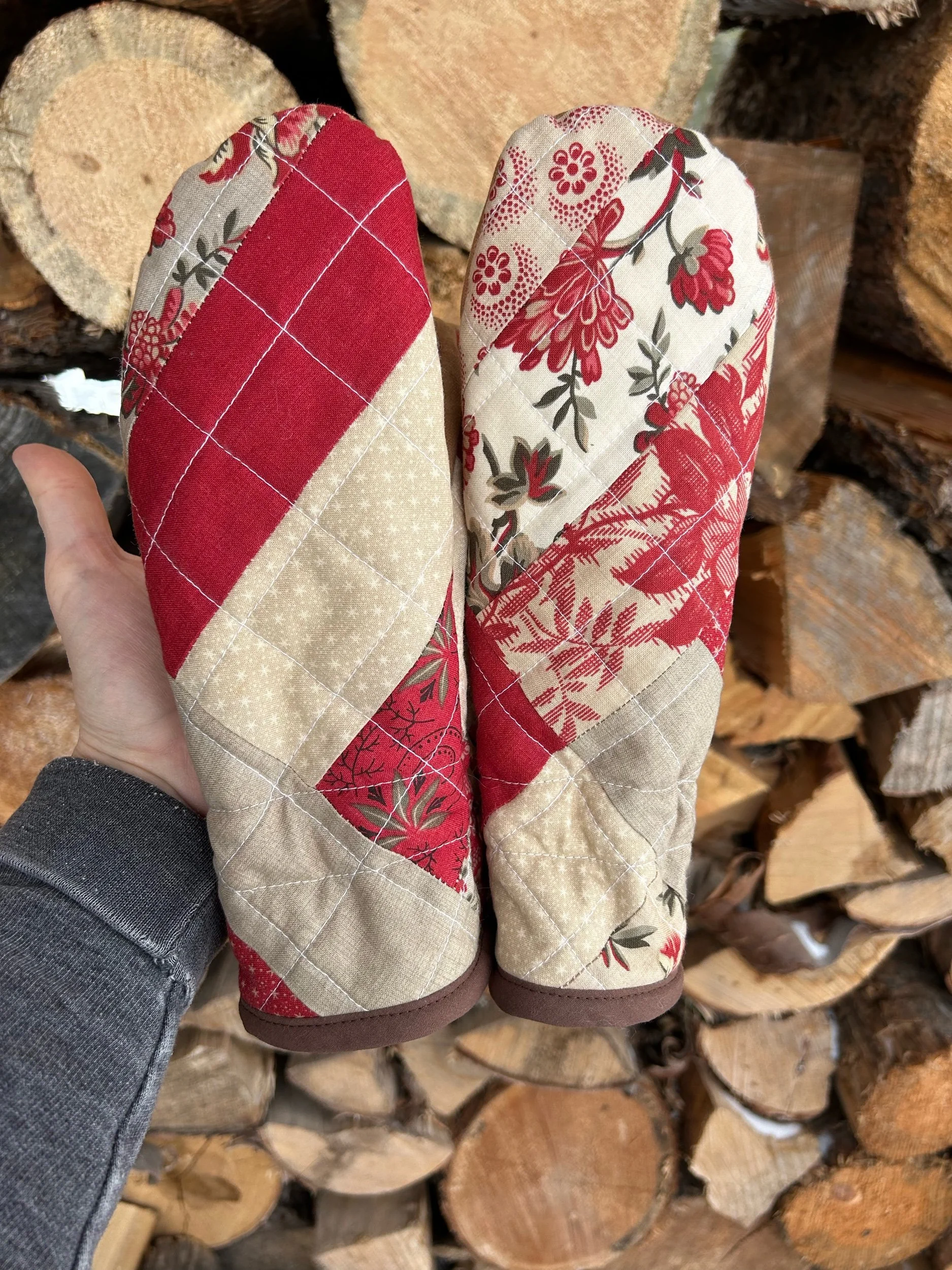 Quilted Mittens - 2nd Protoype