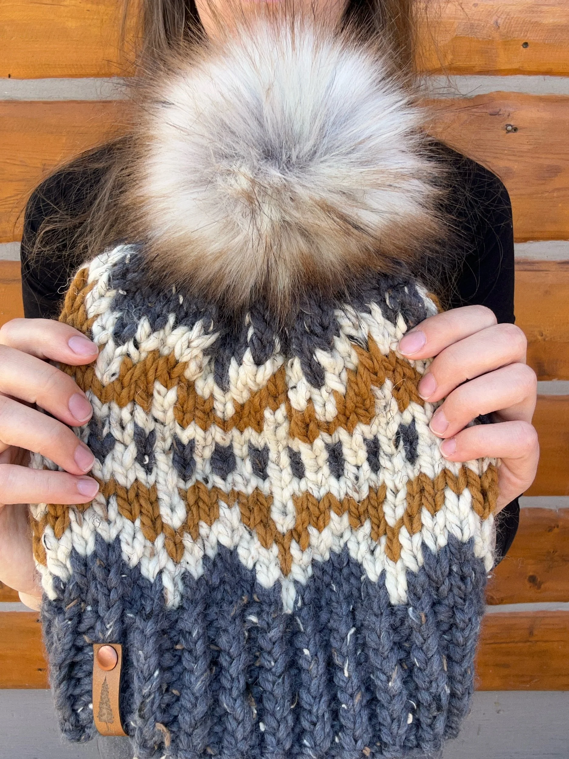 Grey Brule River Toque Size Adult