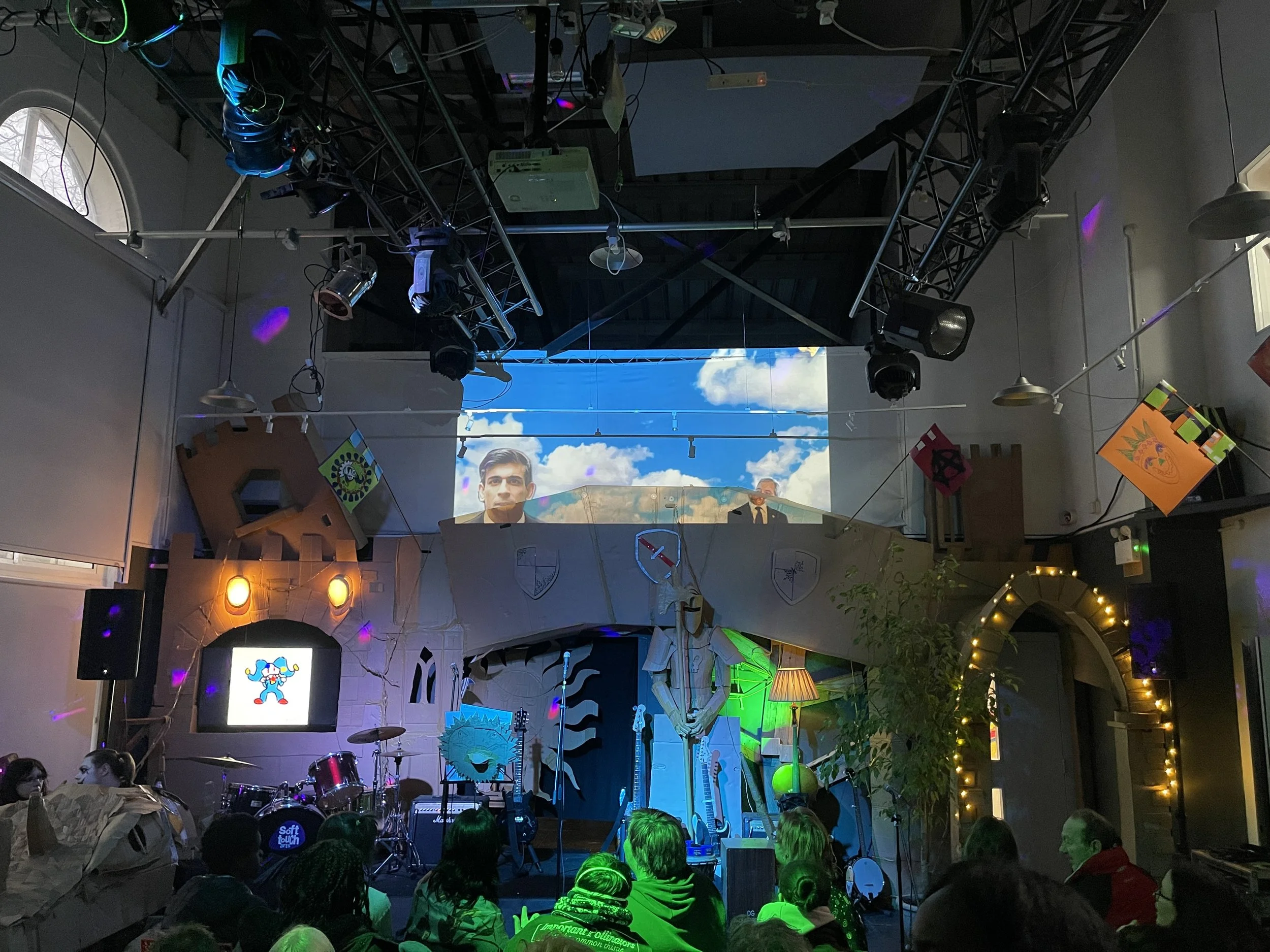 Cardboard Castle, Animation Projection and Musical theatre @ Soft Touch Arts