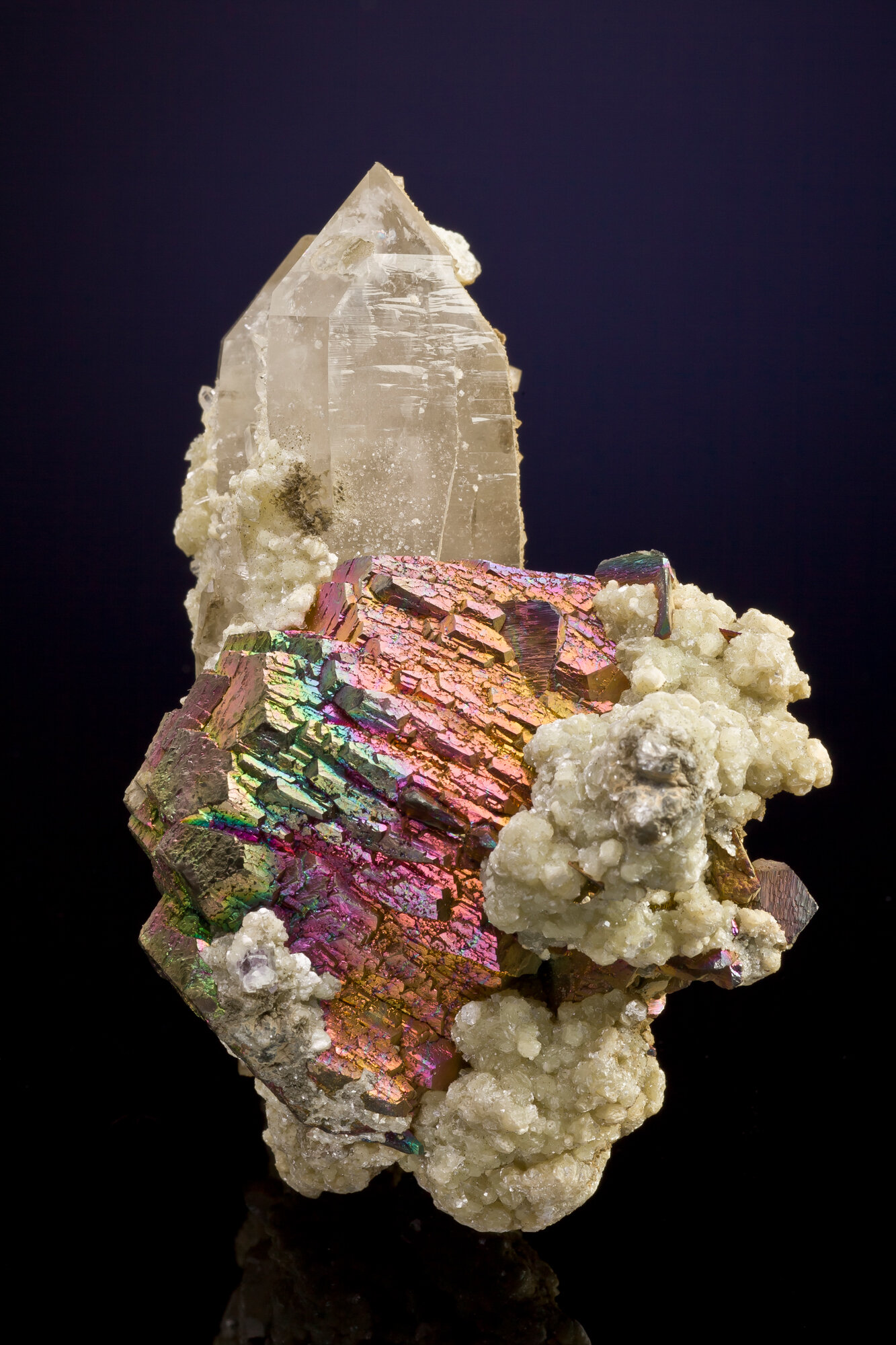  Arsenopyrite with quartz, Yaogangxian mine, Yizhang co., Chenzhou pref., Hunan prov., China - 10.5cm 
