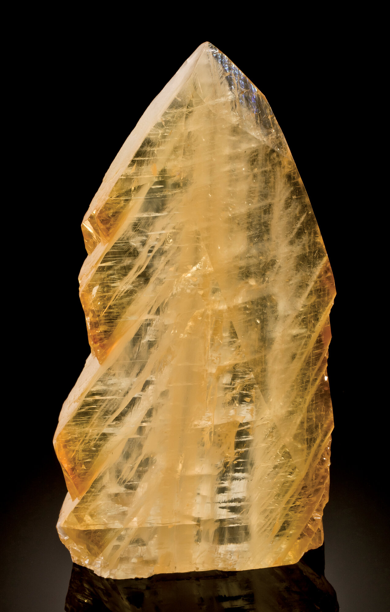  Calcite crystal, 16 cm, from Wenshan County, Wenshan Prefecture, Yunnan Province, China. Ex Gene Meieran collection. 