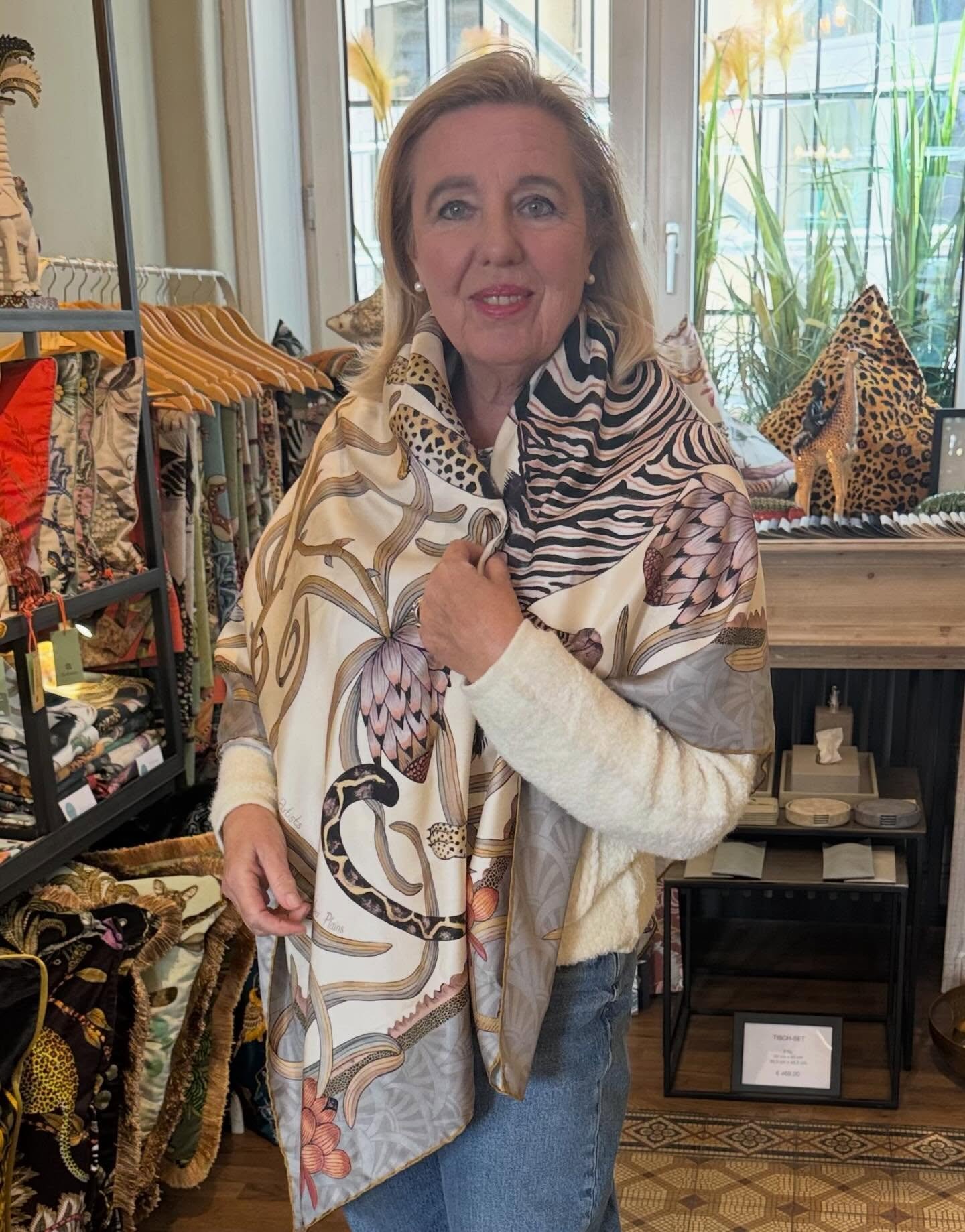 Reine Seide … Prorea Plains Schal 135 x 135 ❤️‍🔥❤️‍🔥❤️‍🔥